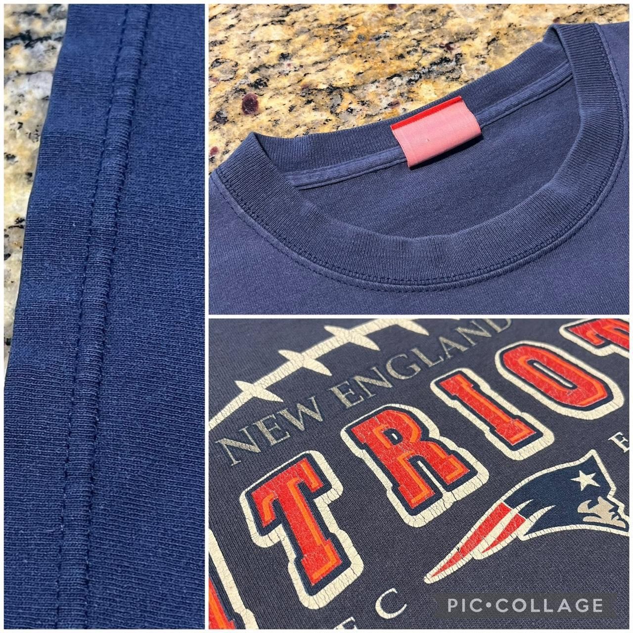 NFL × Vintage Vintage New England Patriots Football Sports Tee Tshirt Size US XL / EU 56 / 4 - 3 Thumbnail
