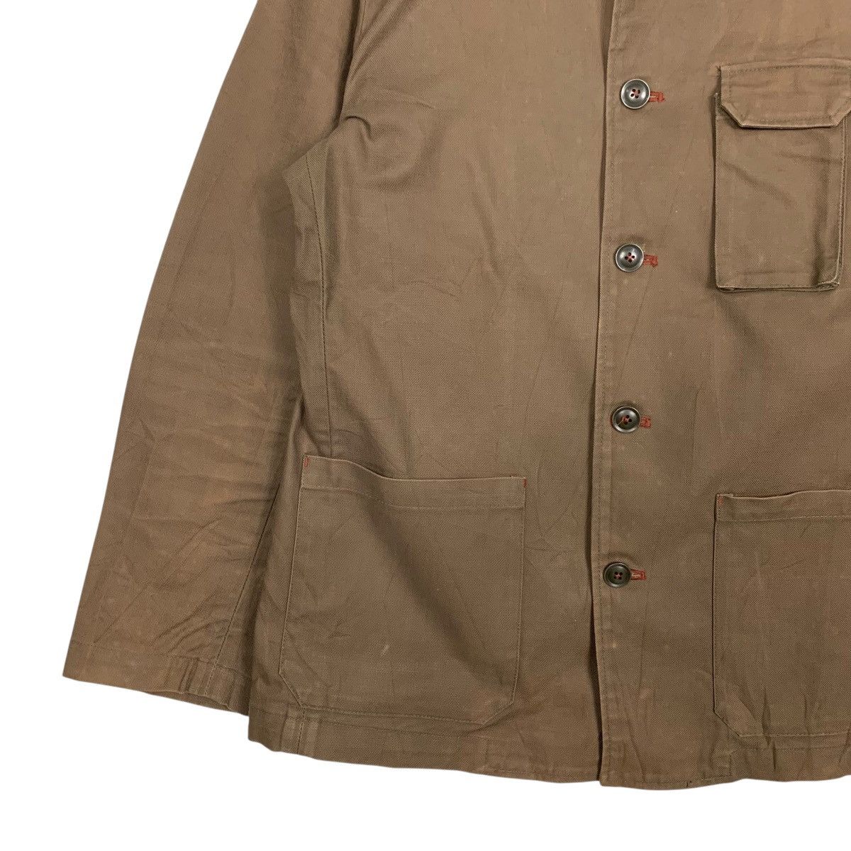 Tornado Mart TORNADO MART Dark Brown Chore Coat Jacket #2763-C125 Size US M / EU 48-50 / 2 - 5 Thumbnail