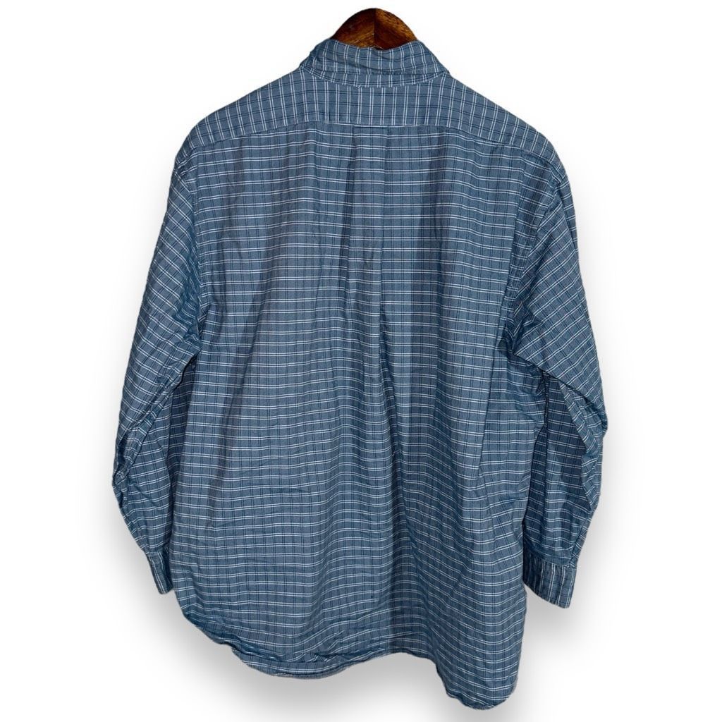 Brooks Brothers Brooks Brothers Made in USA Teal & White Oxford Button Down Size US XL / EU 56 / 4 - 8 Thumbnail