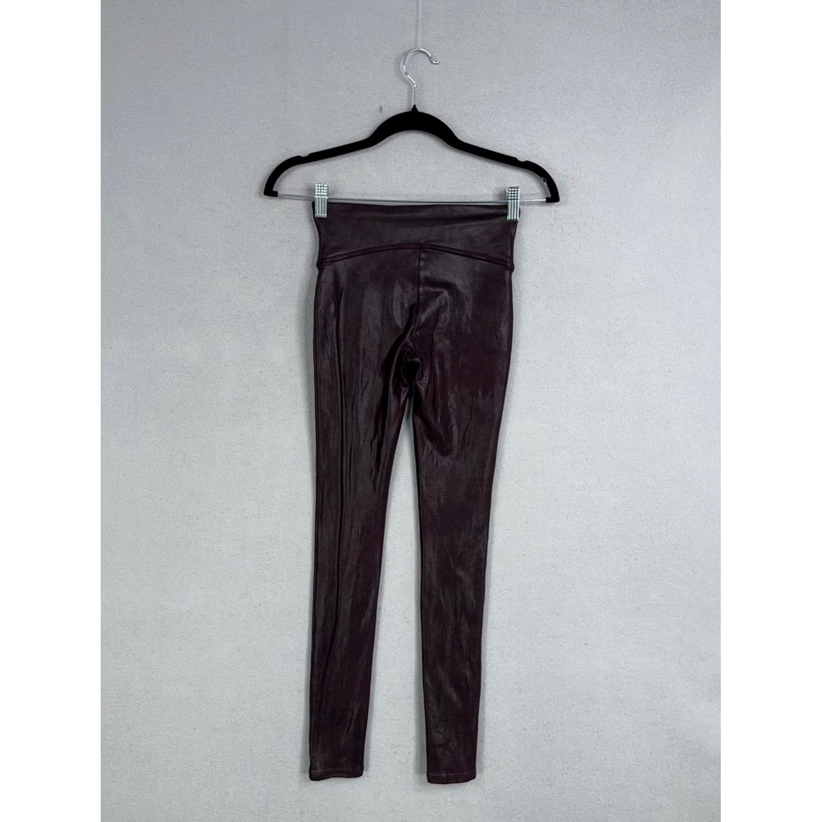 Spanx Spanx Leggings Womens XS Faux Leather Red Shaping Ankle Pants Slimming Edgy Size 26" / US 2 / IT 38 - 6 Thumbnail