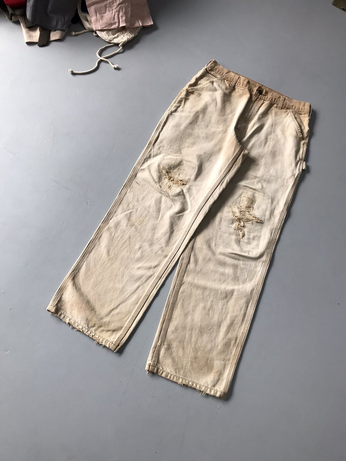 Carhartt Vintage Carhartt carpenter workwear denim Size US 36 / EU 52 - 3 Thumbnail