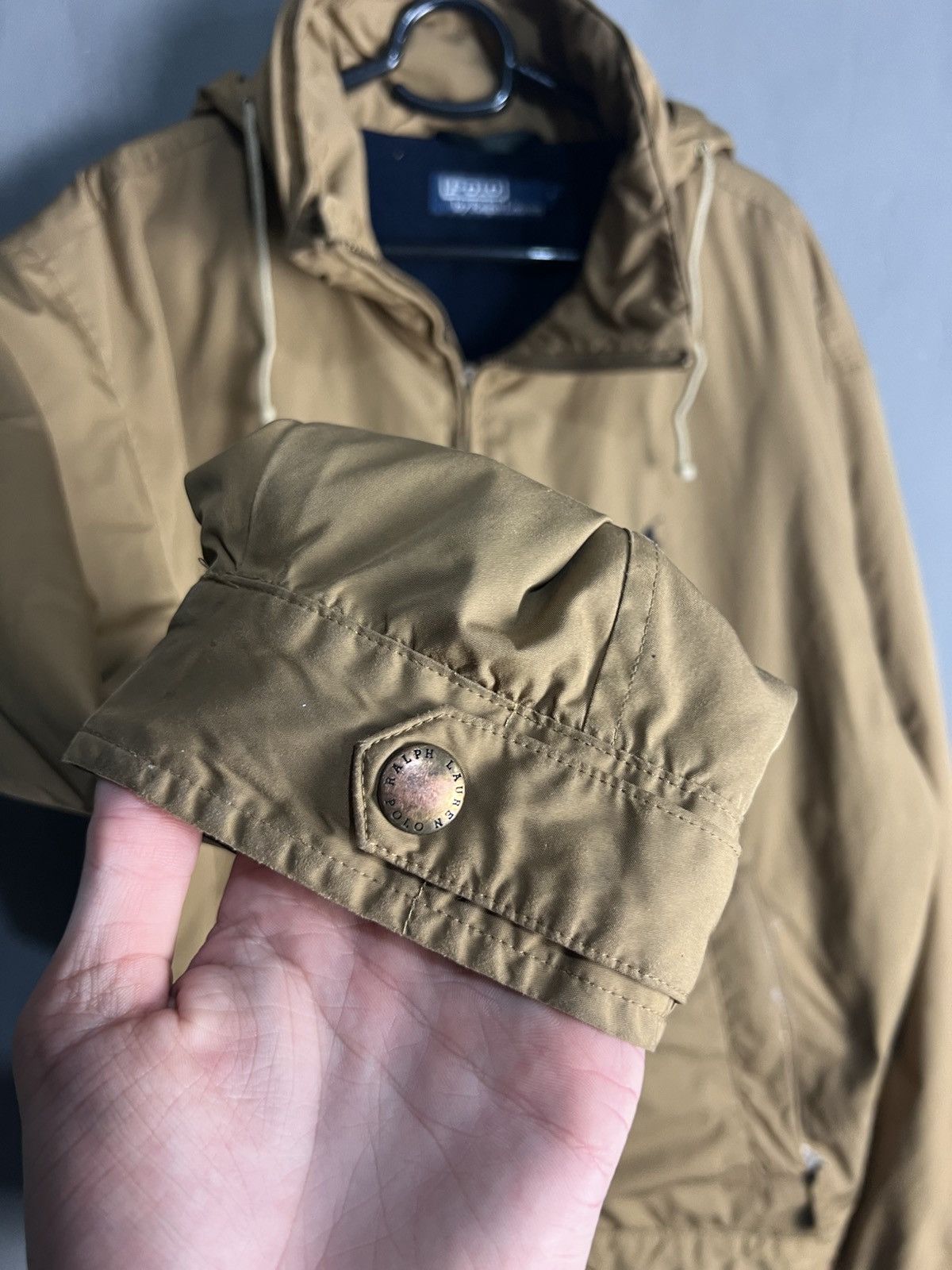 Polo Ralph Lauren Polo Ralph Lauren Jacket XL Navy Fleece linedFull Zip Hooded Size US L / EU 52-54 / 3 - 6 Thumbnail