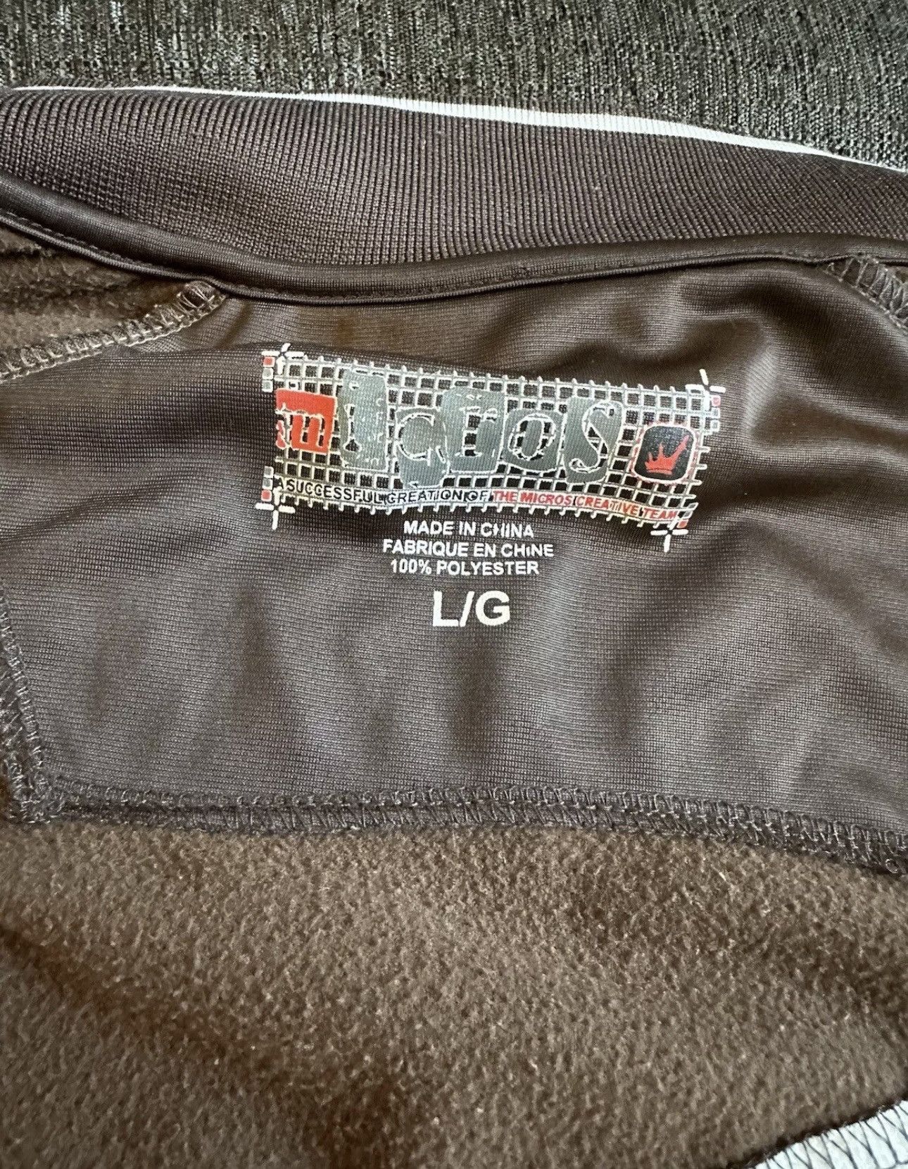 Vintage VINTAGE Athletic MICROS ZIP JACKET SIZE:Large Size US L / EU 52-54 / 3 - 9 Thumbnail
