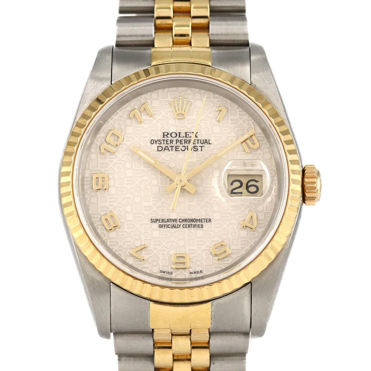 Rolex Rolex Rolex Datejust Stainless Steel Yellow Gold Metal Automatic 16233 DUTY FREE for USA Size ONE SIZE - 1 Thumbnail