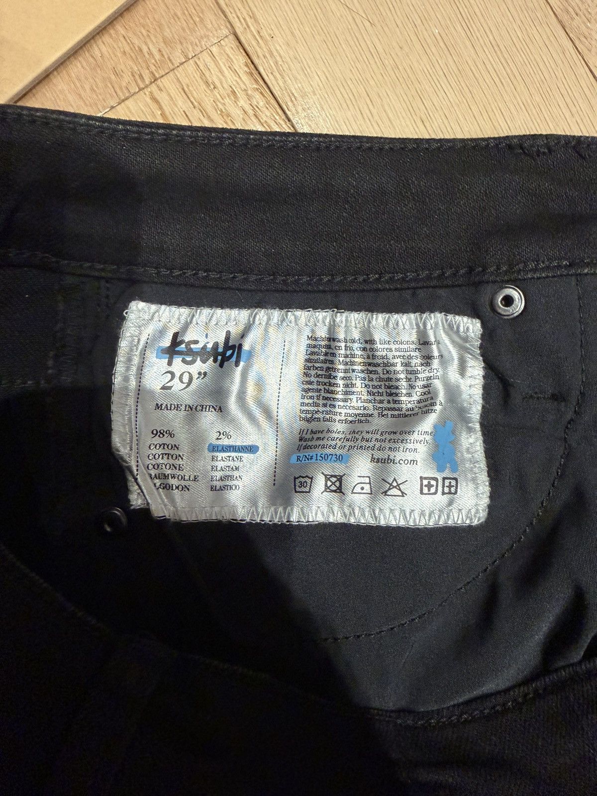 Ksubi Ksubi Van Winkle Slice Black Jeans Size 29 Size US 29 - 10 Thumbnail