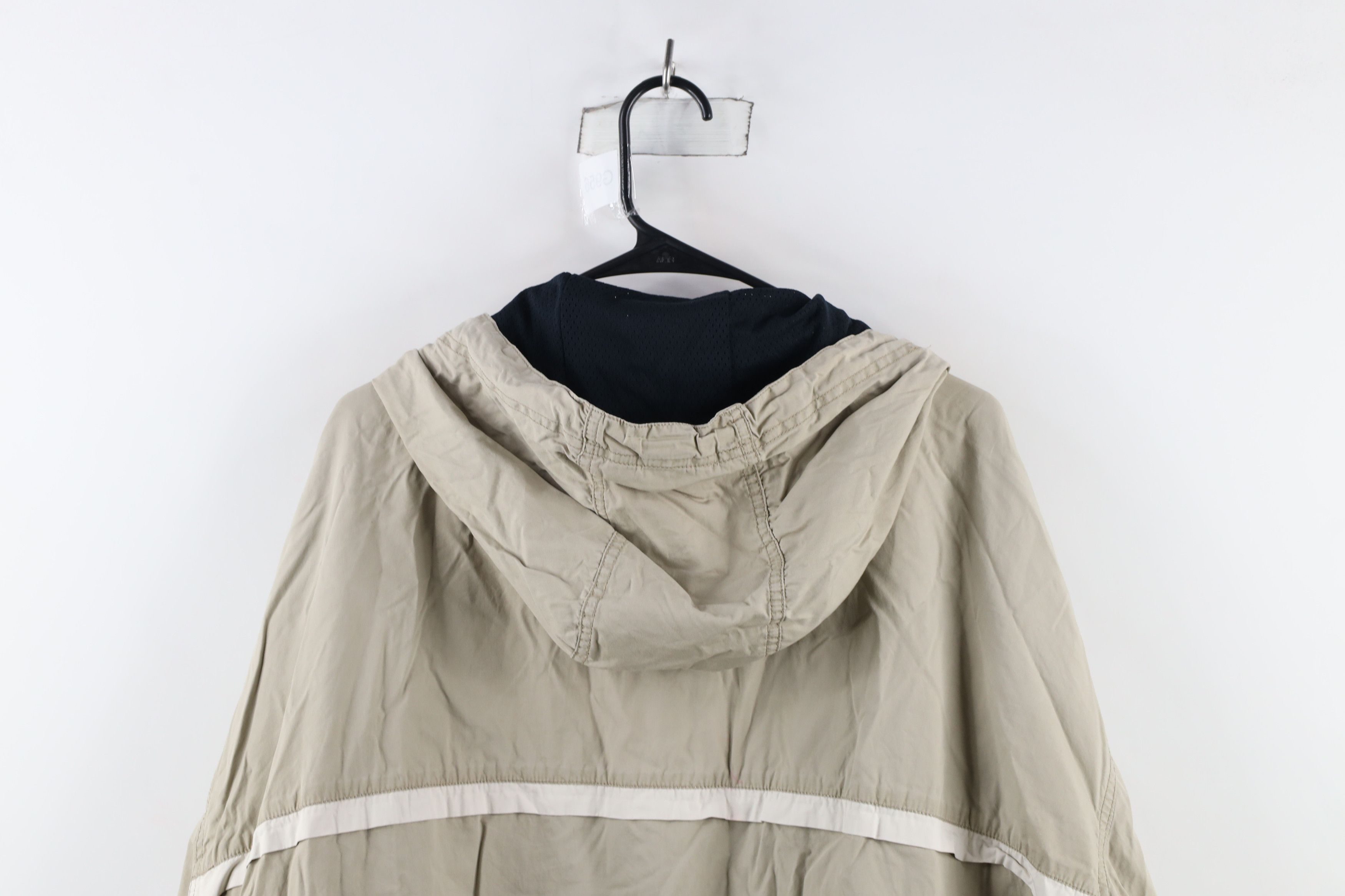 Gap × Vintage Vintage 90s Gap Full Zip Hooded Windbreaker Jacket Beige Size US XXL / EU 58 / 5 - 13 Thumbnail