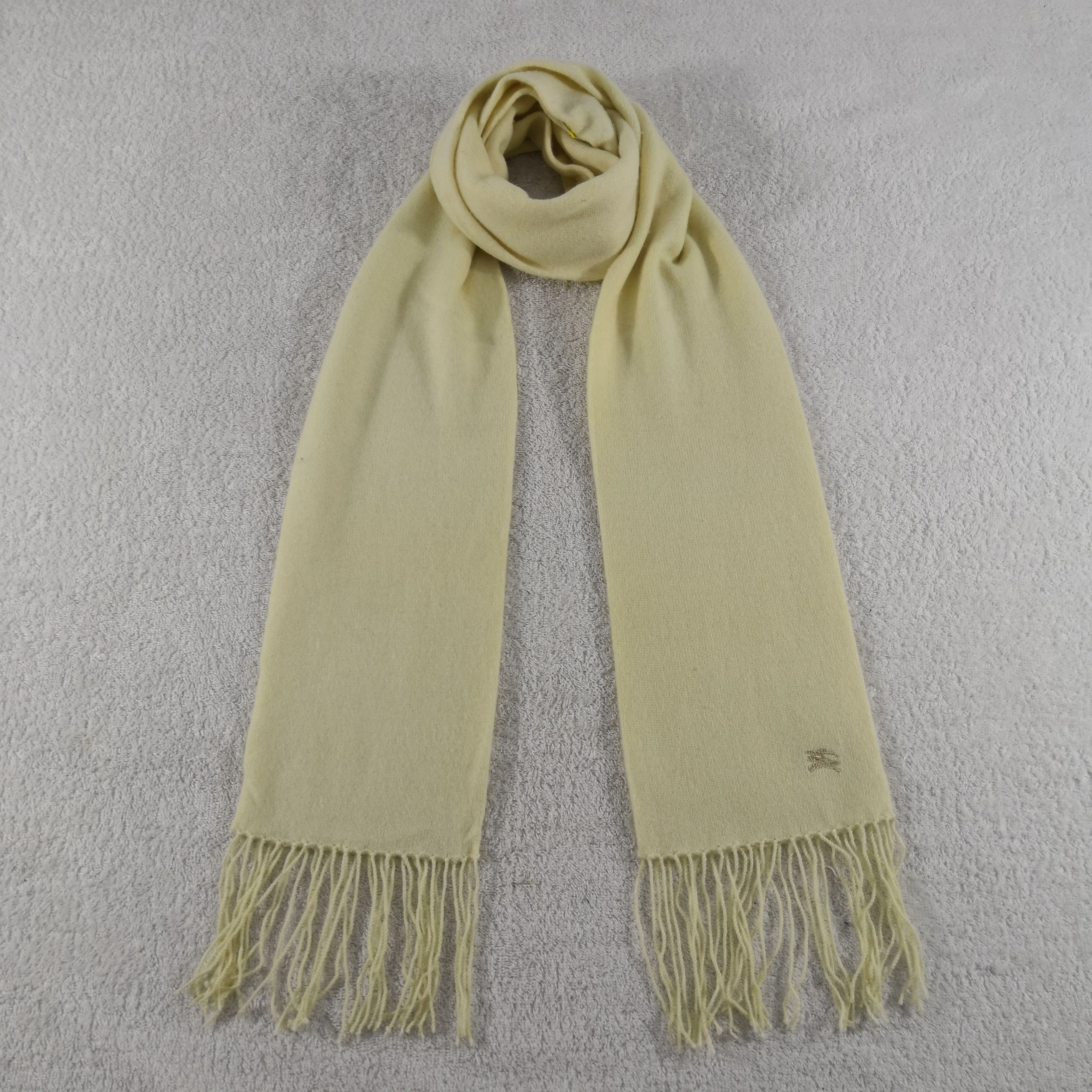Burberry Vintage Burberry Scarf Muffler Wool Cashmere Scarves Size ONE SIZE - 1 Thumbnail