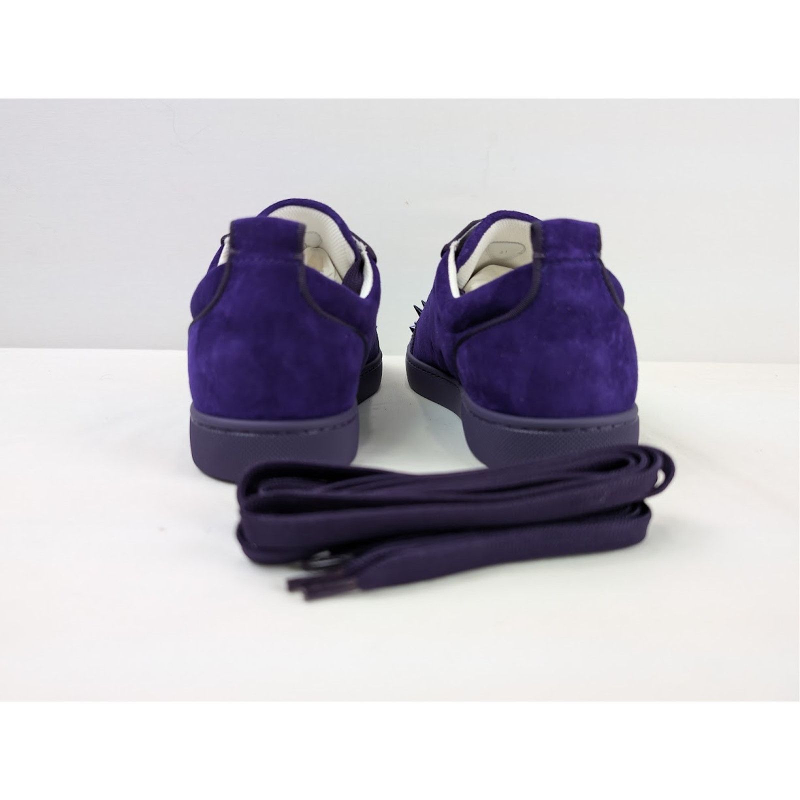 Christian Louboutin o1rshd1 Junior Pik Strass Sneakers in Blue Size US 10 / EU 43 - 10 Thumbnail