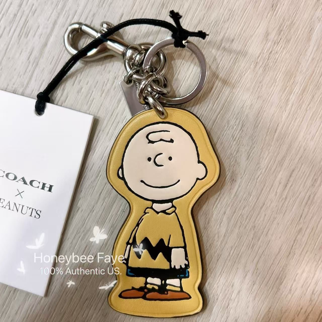 Coach Coach X Peanuts Charlie Brown Bag Charm CBG59 Size ONE SIZE - 2 Thumbnail