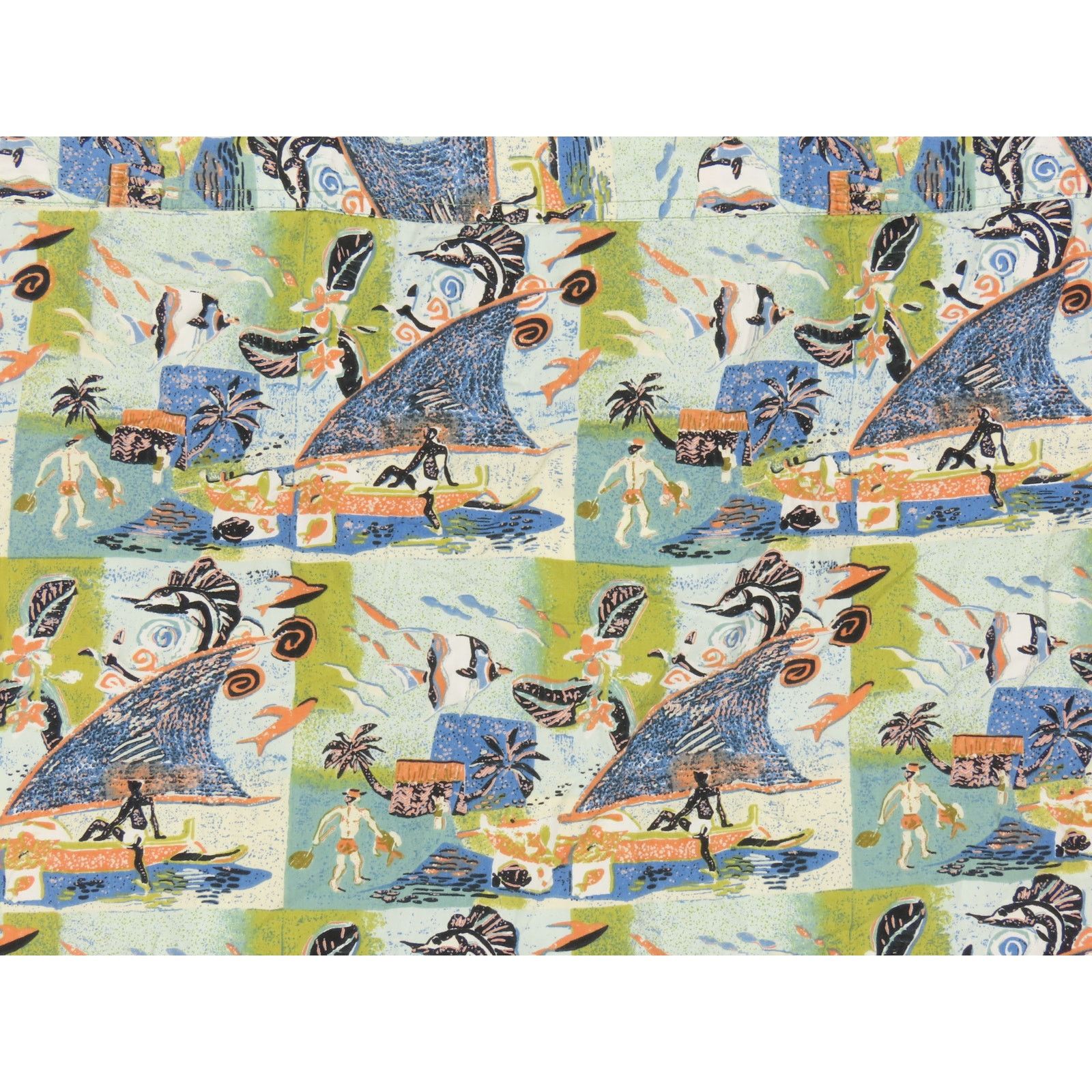 Other Kahala Fish Fishing Marlin Hawaiian Aloha Tropical Shirt Size US M / EU 48-50 / 2 - 4 Thumbnail