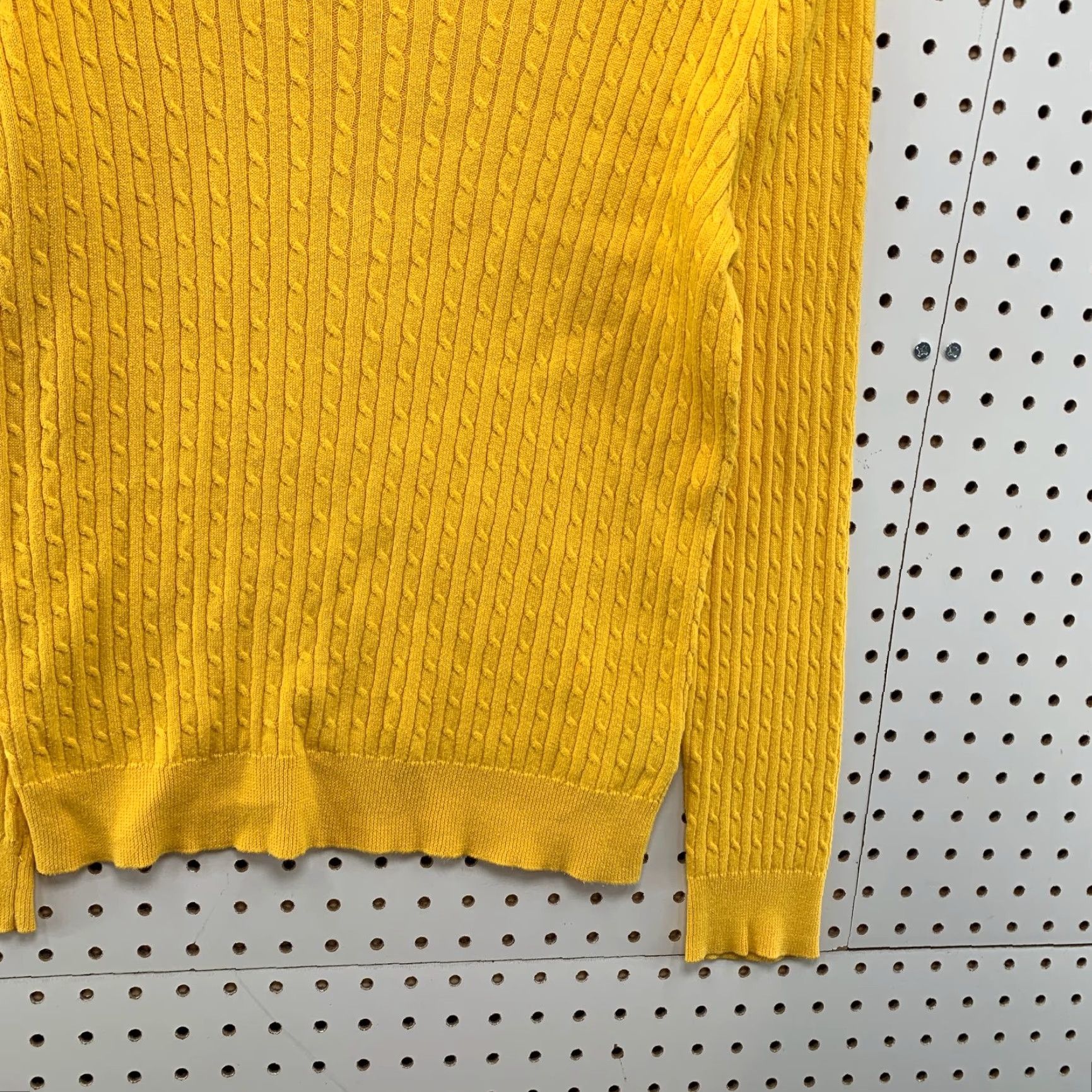 Ralph Lauren Lauren Ralph Lauren Sweater Womens Petite Medium Yellow Off The Shoulder Size M / US 6-8 / IT 42-44 - 5 Thumbnail