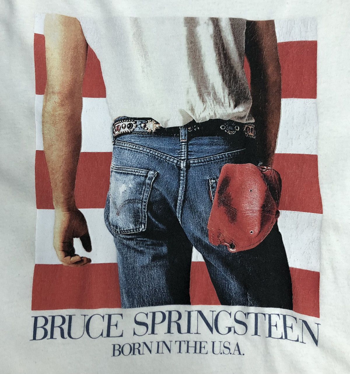 Vintage Old Navy Bruce Springsteen Born In The Usa T-Shirt Size US XL / EU 56 / 4 - 3 Thumbnail