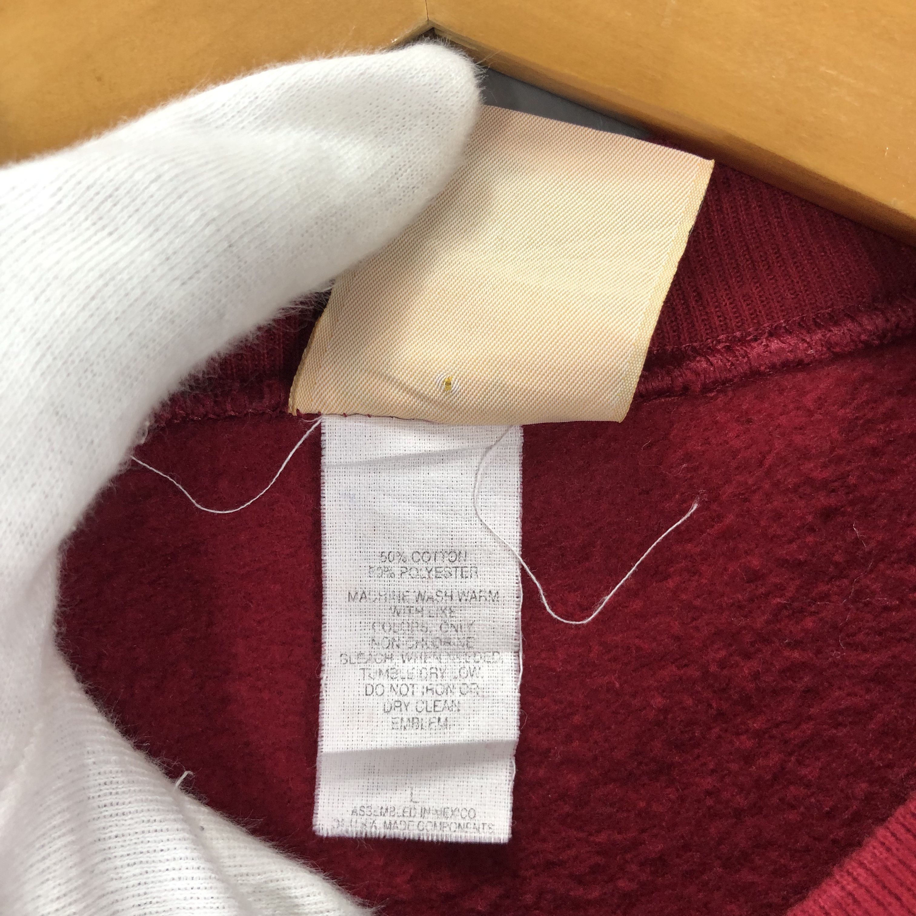 NFL Vintage ARKANSAS RAZORBACK by RED OAK Sweatshirt #1682/05 Size US L / EU 52-54 / 3 - 5 Thumbnail