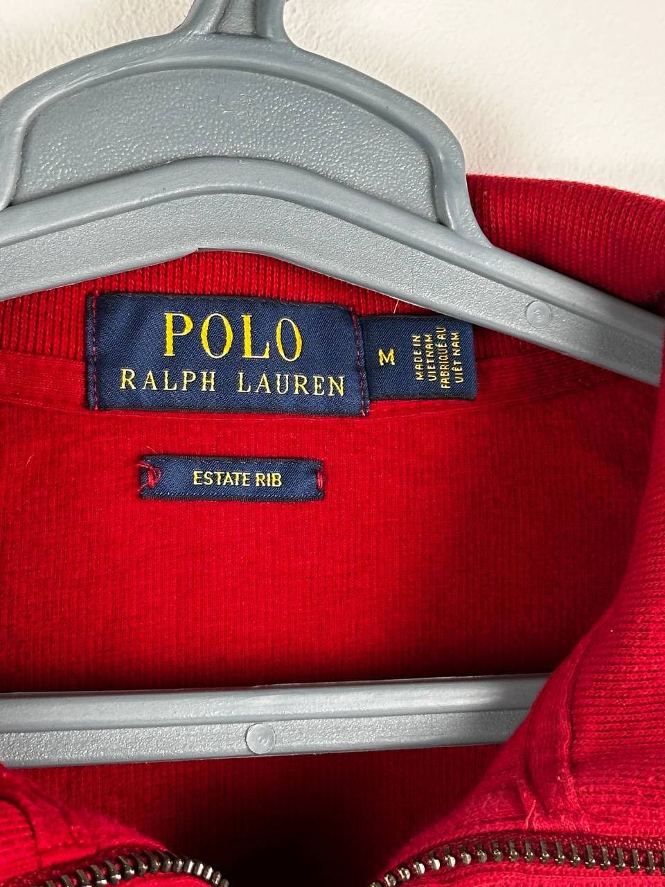 Polo Ralph Lauren × Ralph Lauren Polo Ralph Lauren 1/3 Zip Red Sweater Luxury Size US M / EU 48-50 / 2 - 5 Thumbnail
