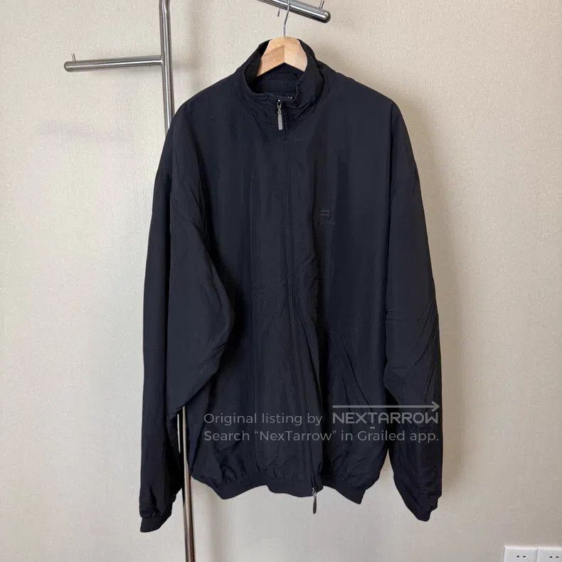 Balenciaga Balenciaga Solid Color Zip-Up Stand Collar Sports Long Sle Size US XL / EU 56 / 4 - 1 Thumbnail