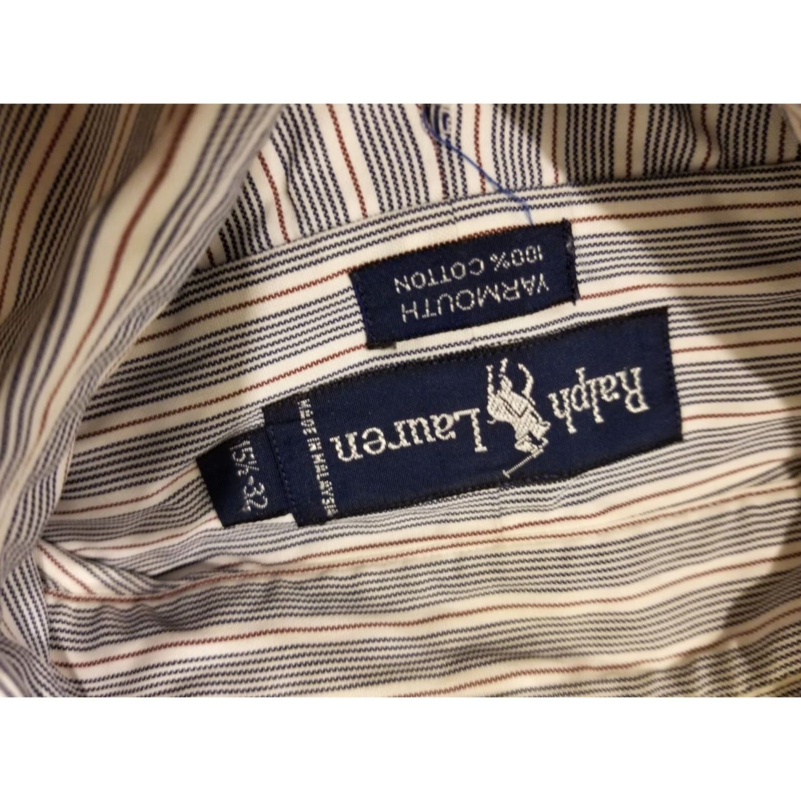Polo Ralph Lauren Polo Ralph Lauren Dress Shirt Mens Gray Cotton Button 15 1/2 32 15.5 Size 42R - 4 Thumbnail