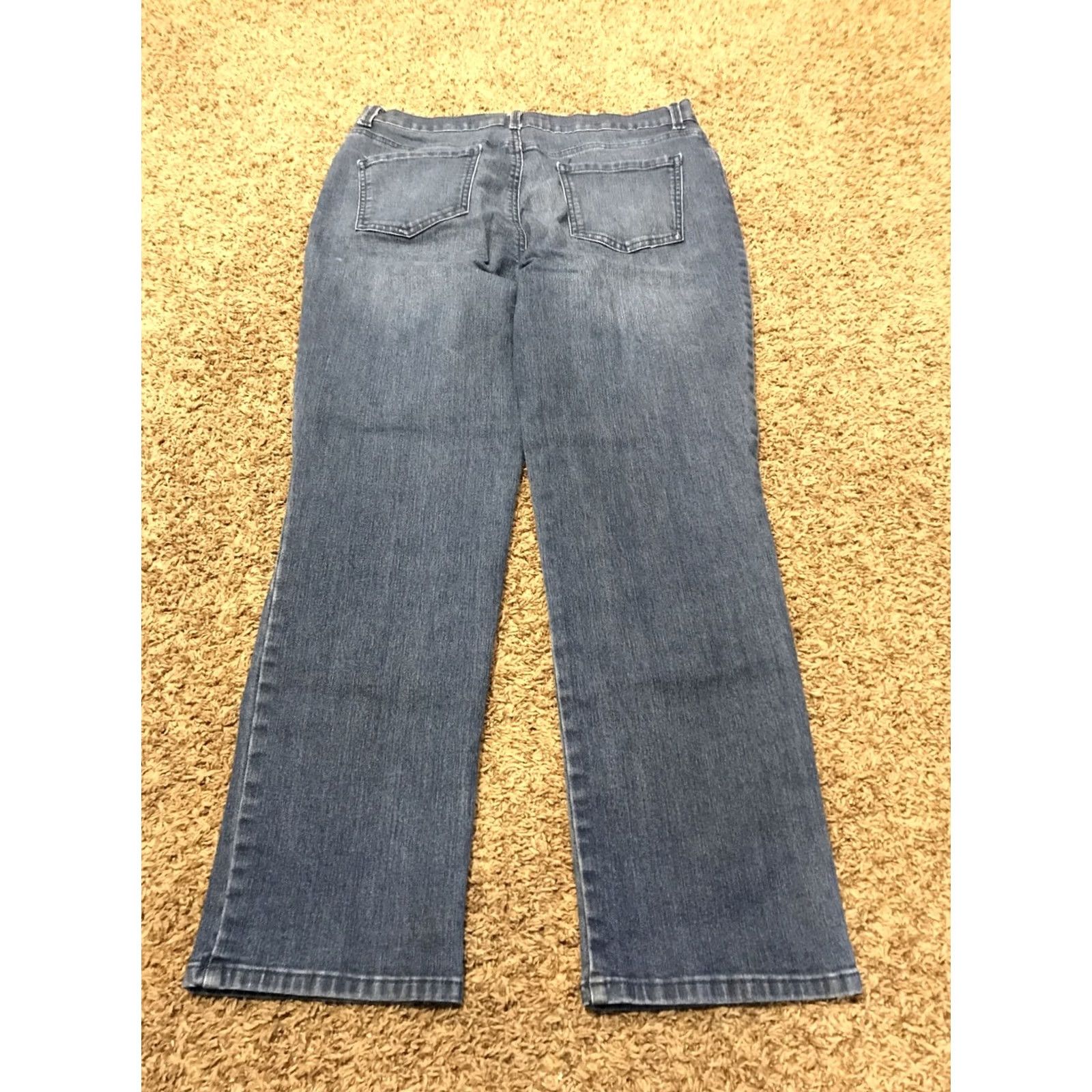 Gloria Vanderbilt Gloria Vanderbilt Jeans Womens 14 Blue amanda Size Short Cotton Blend B21 Size 36" / US 14 / IT 50 - 5 Thumbnail