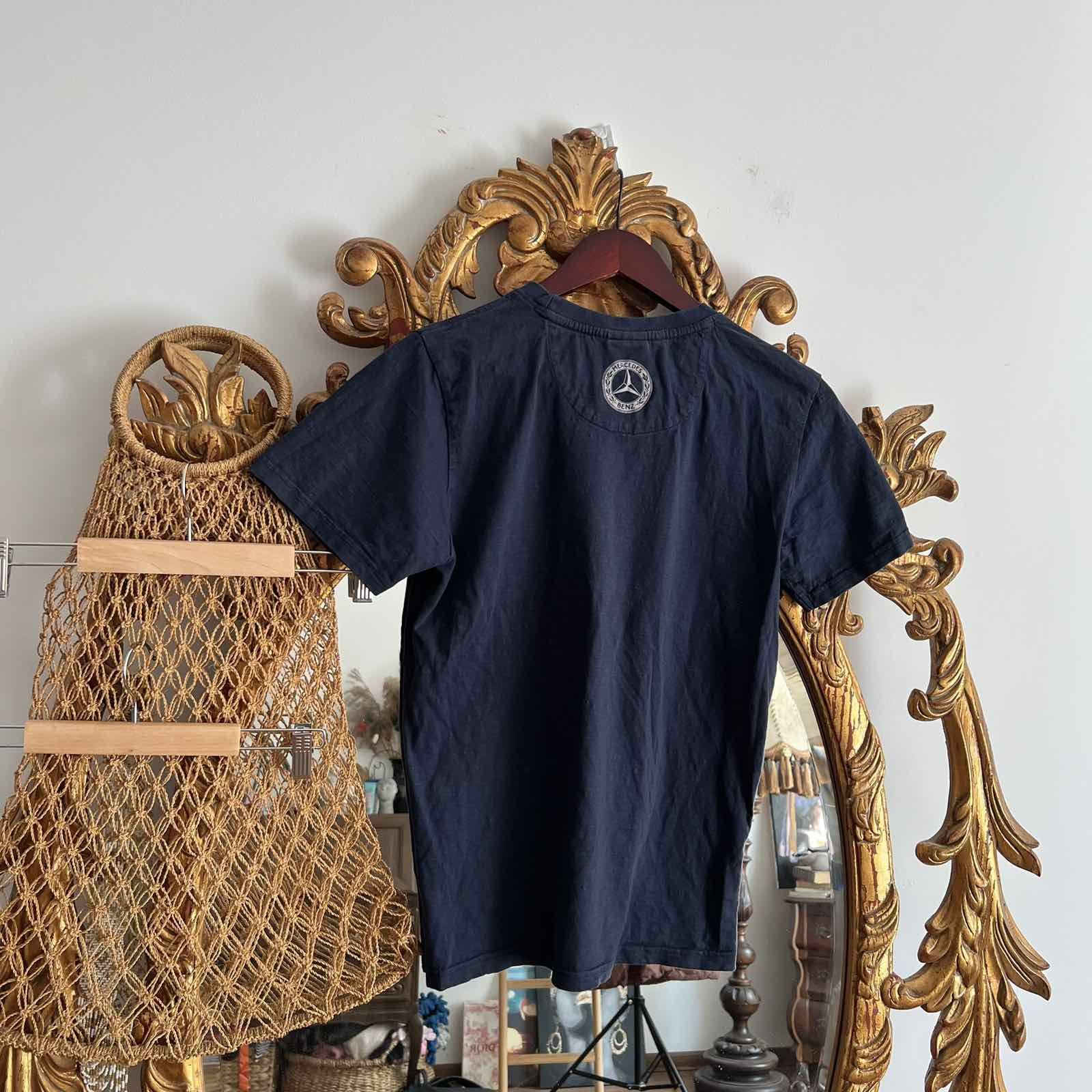 Mercedes-Benz × Vintage Vintage Mercedes Benz Logo Tee Shirt Sz S Size US S / EU 44-46 / 1 - 2 Thumbnail