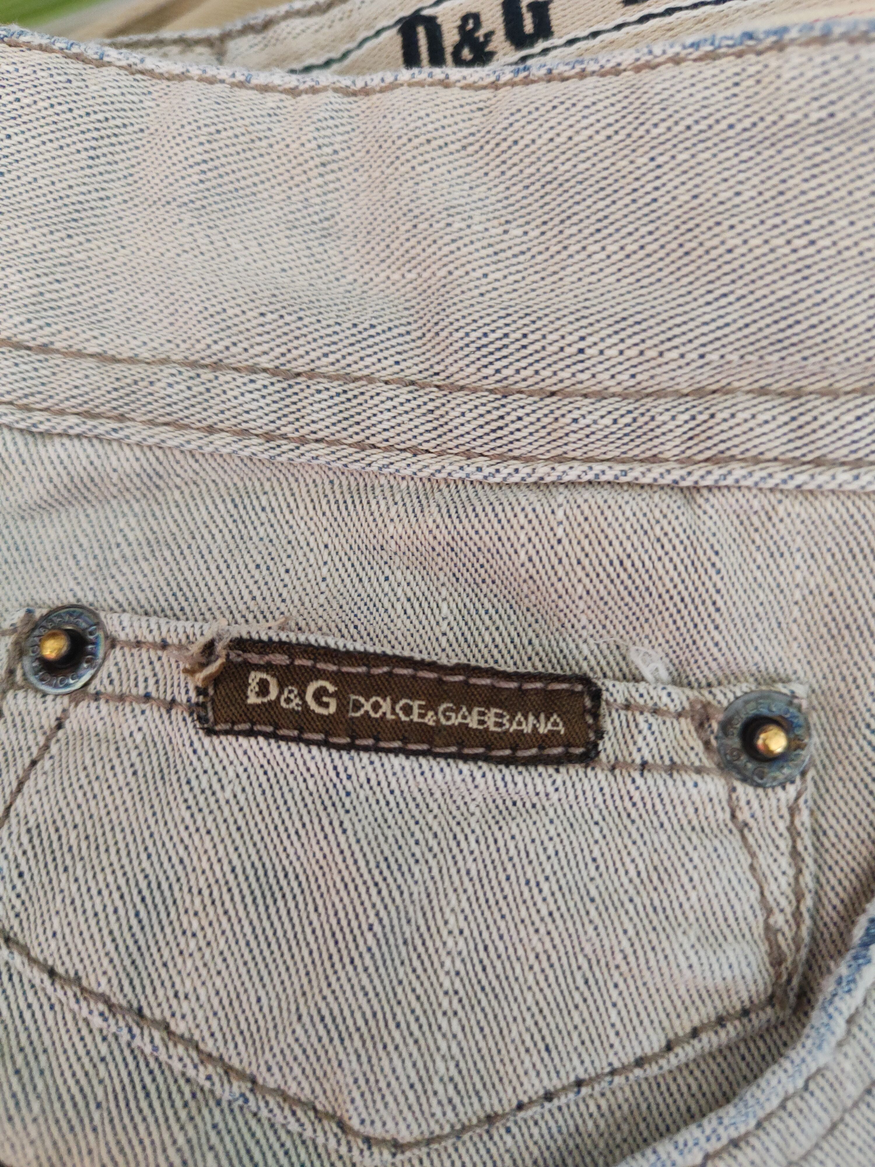 Dolce & Gabbana DL Dolce & Gabbana Blue Faded vintage Soft Denim #S1324 Size US 32 / EU 48 - 3 Thumbnail
