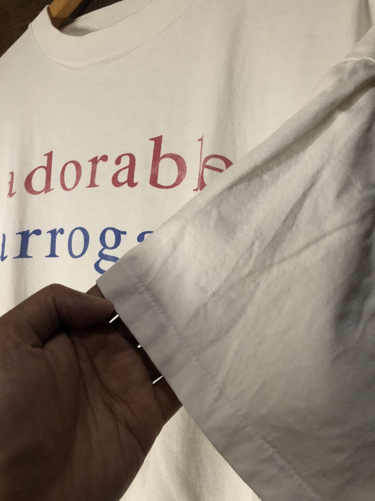 Band Tees × Vintage Vintage 1993 Adorable Arrogant Shirt Shoegaze Band Britpop Size US XL / EU 56 / 4 - 15 Thumbnail