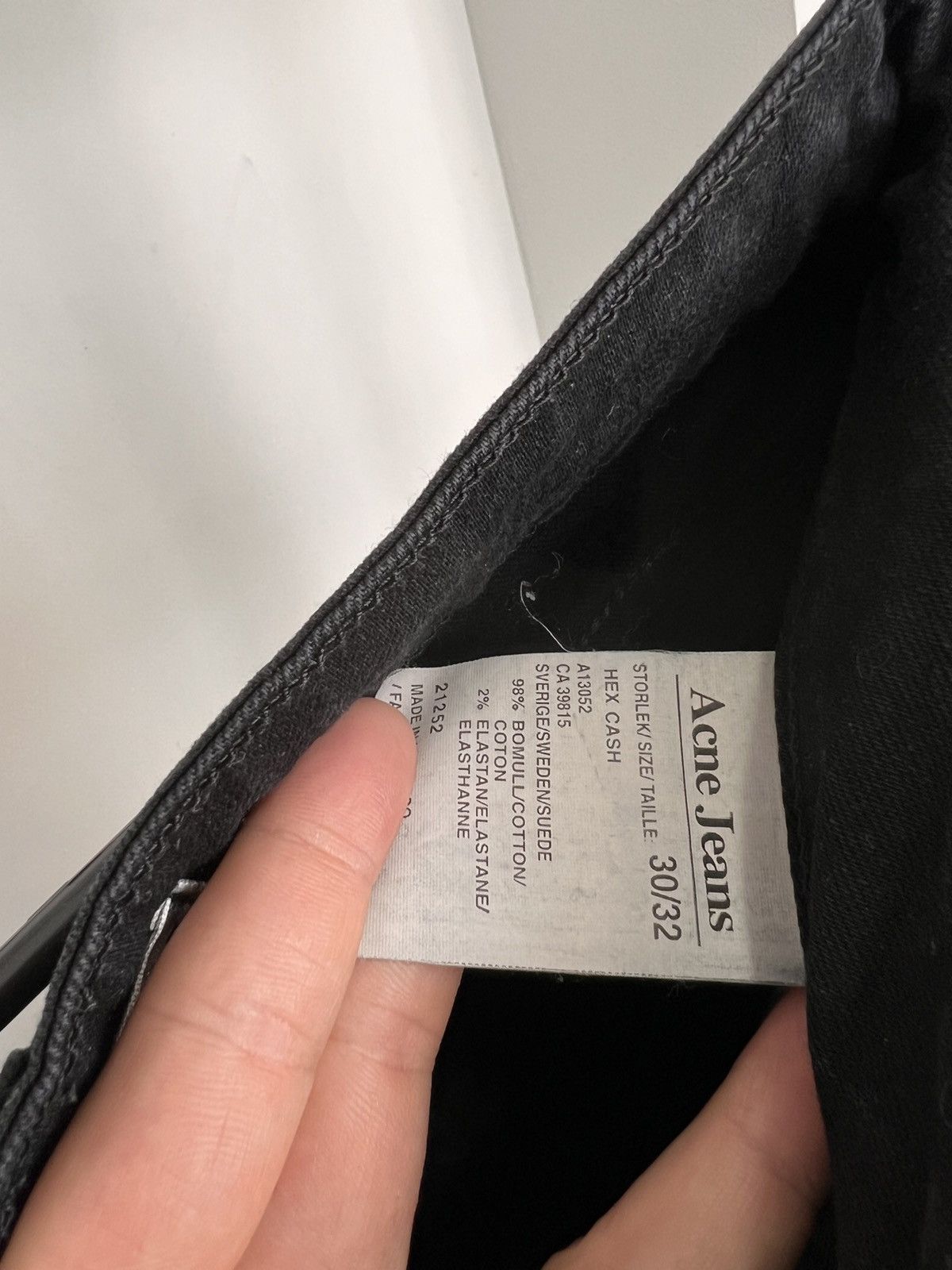 Acne Studios Acne Studios Hex Cash Jeans Size US 30 / EU 46 - 9 Thumbnail
