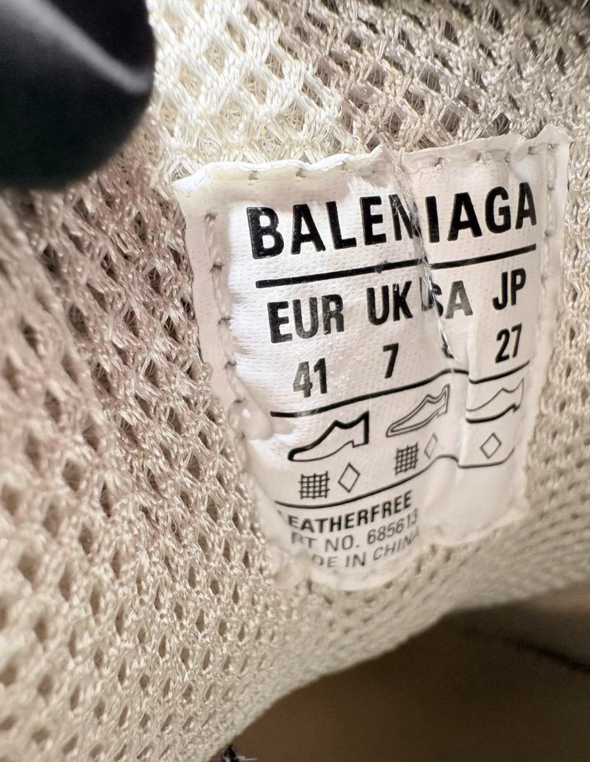 Balenciaga BALENCIAGA Light Brown Tire Sneakers K1 Size US 8 / EU 41 - 7 Thumbnail