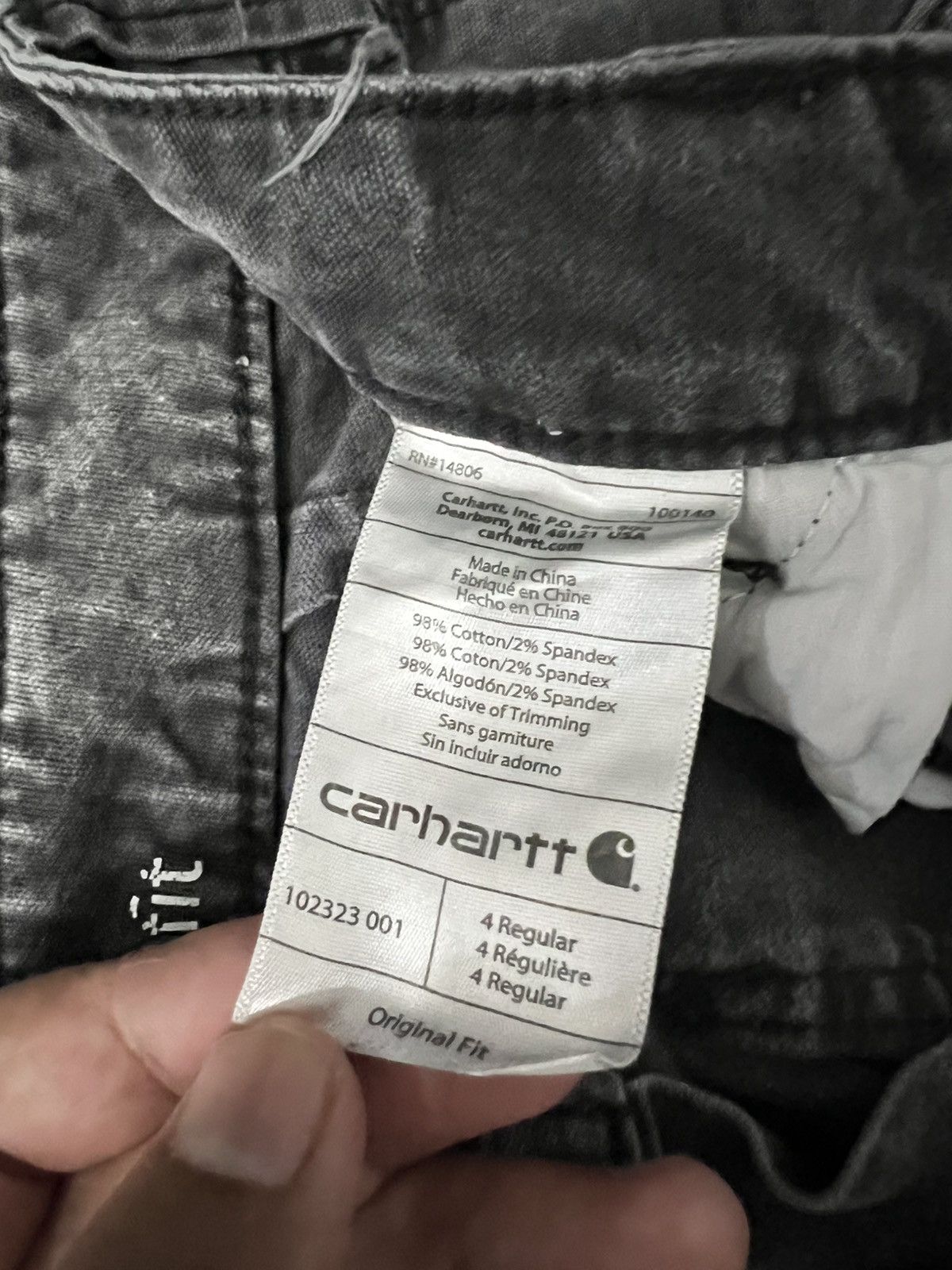 Carhartt Vintage Carhatt double knee slim fit Size US 31 - 3 Thumbnail