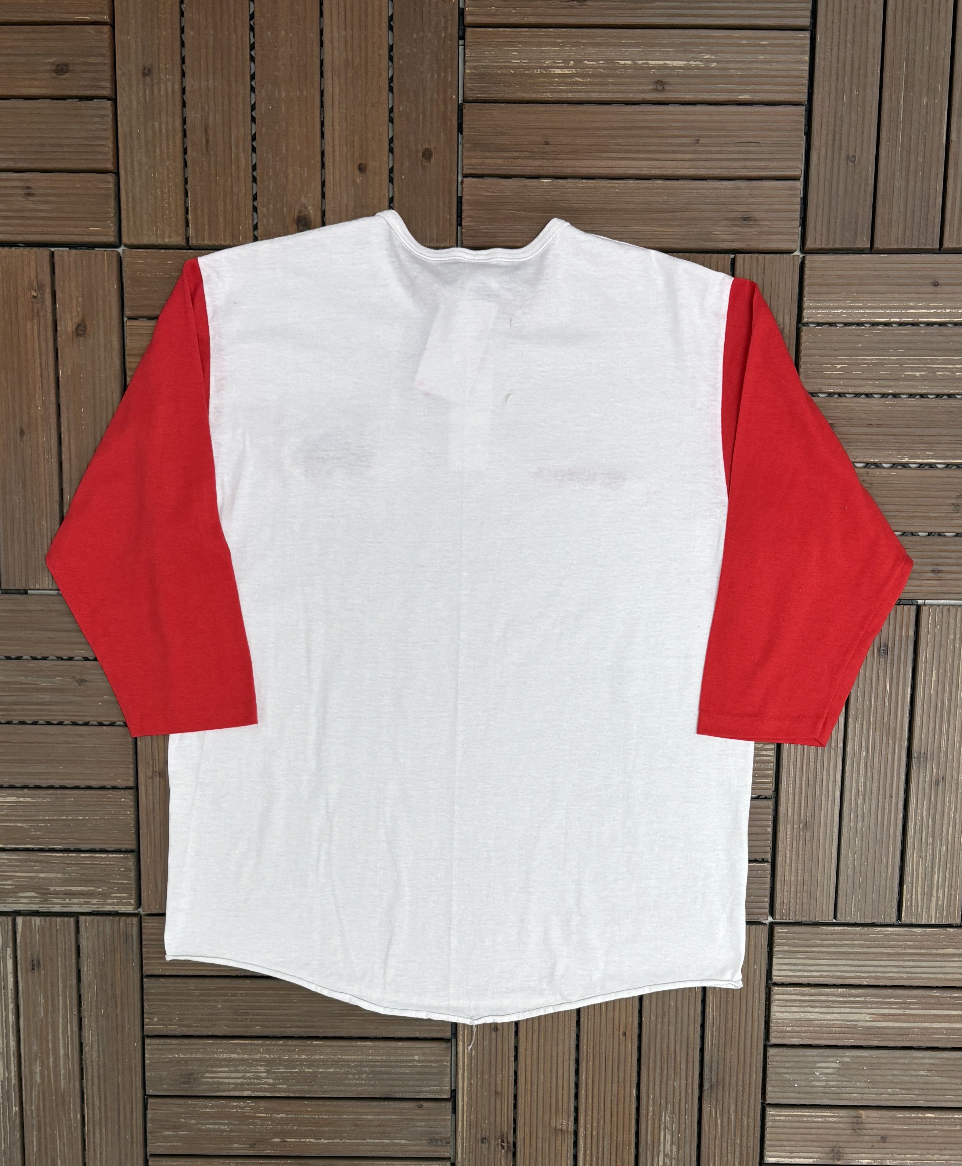 Vintage Major League Baseball on CBS Embroidered Vintage 3/4 Sleeve Size US XL / EU 56 / 4 - 4 Thumbnail
