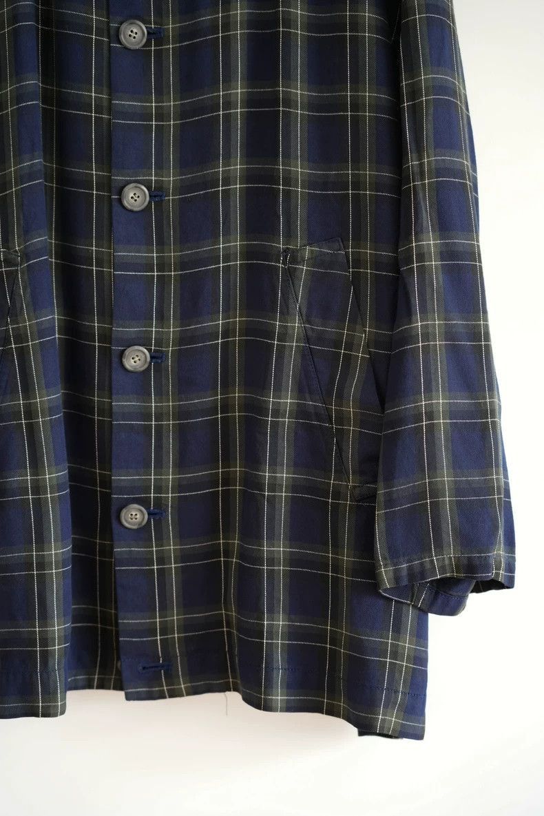 Yohji Yamamoto Yohji Yamamoto Yohji Yamamoto 90s Blue Green Plaid Jacket Size US M / EU 48-50 / 2 - 5 Thumbnail