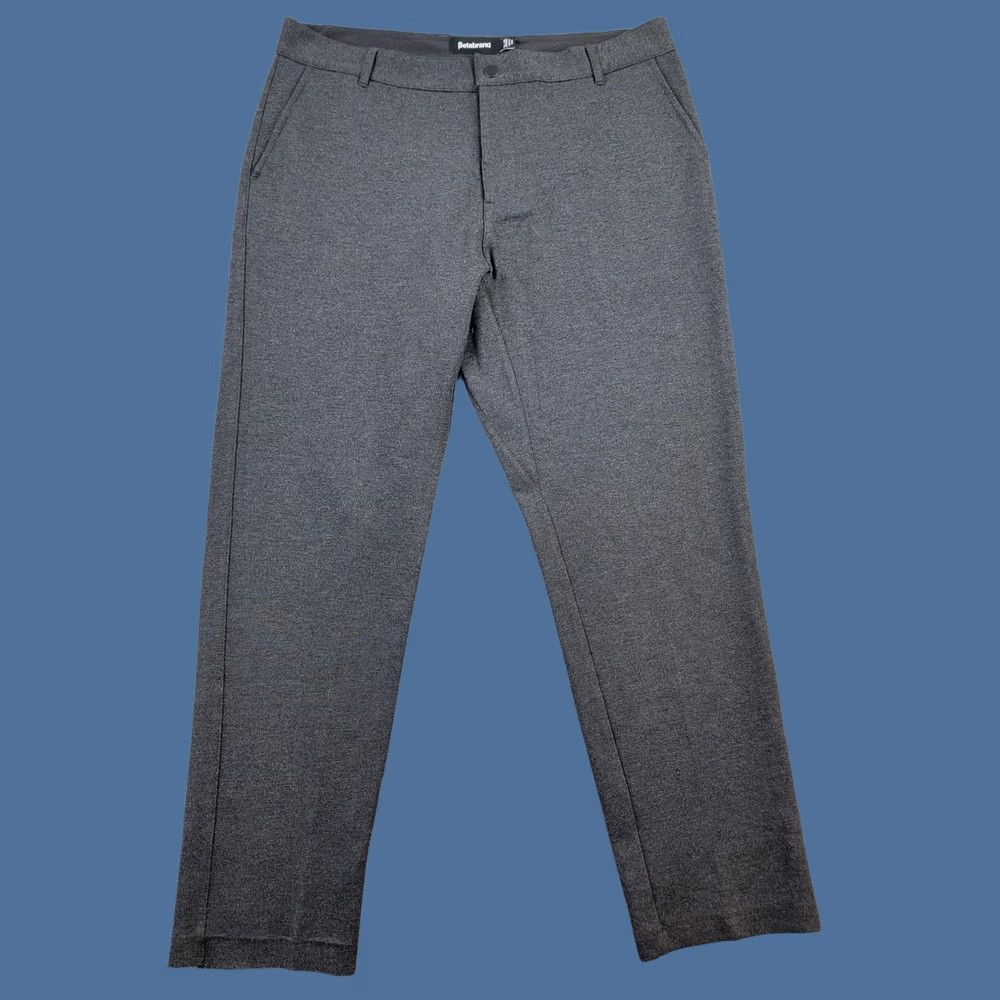 Vintage Betabrand Pants Womens 34x30 Gray Stretch Work Slacks Office Dress Pants Size 24" / US 00 / IT 34 - 1 Thumbnail