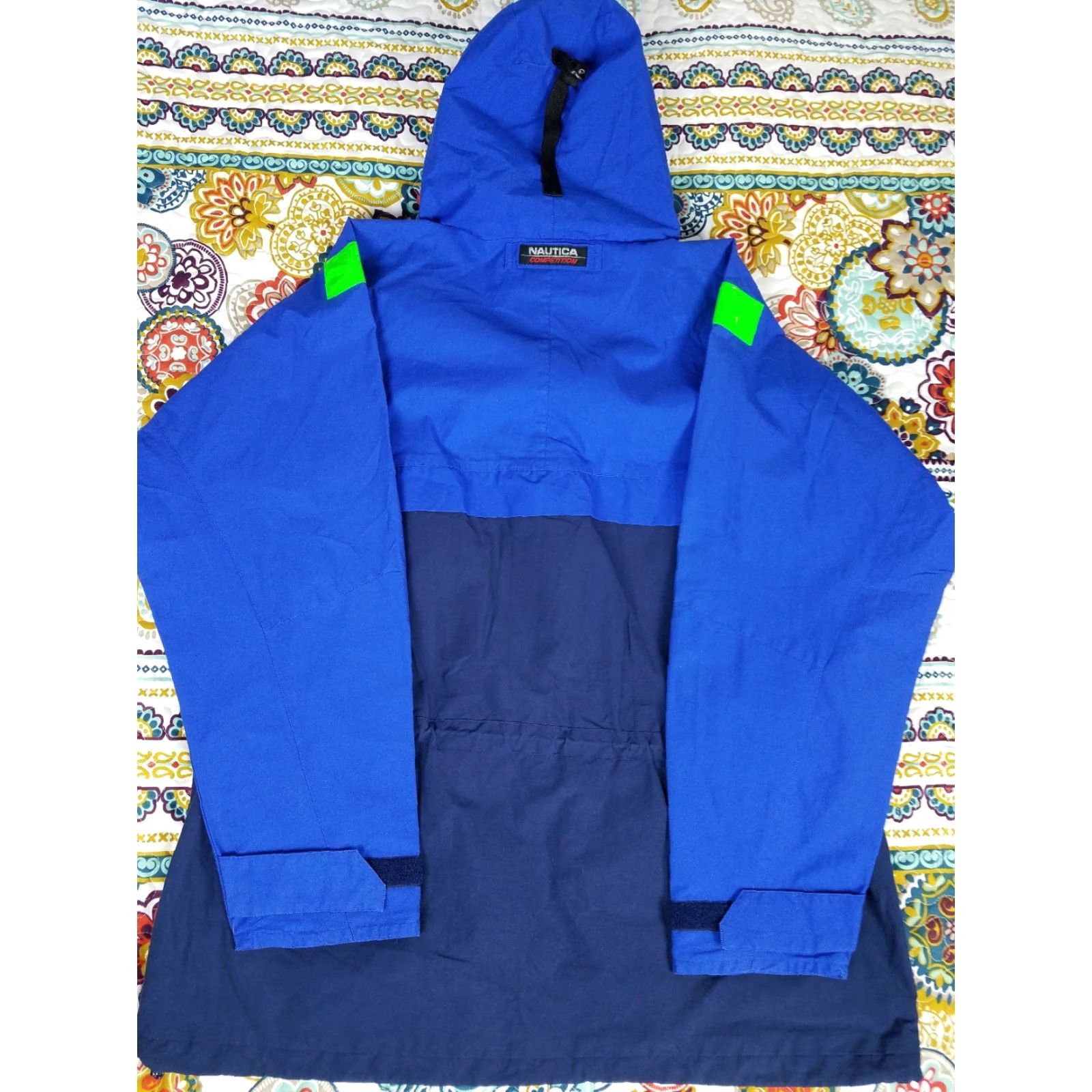Nautica VINTAGE Nautica Competition 90s Parka Hoodie Waterproof Coat Jacket Mens XL Blue Size US XL / EU 56 / 4 - 6 Thumbnail