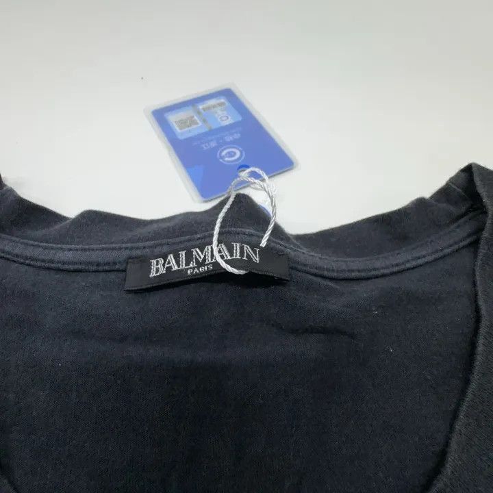 Balmain Balmain Classic Logo Short Sleeve T-Shirt -2507 Size US M / EU 48-50 / 2 - 2 Thumbnail