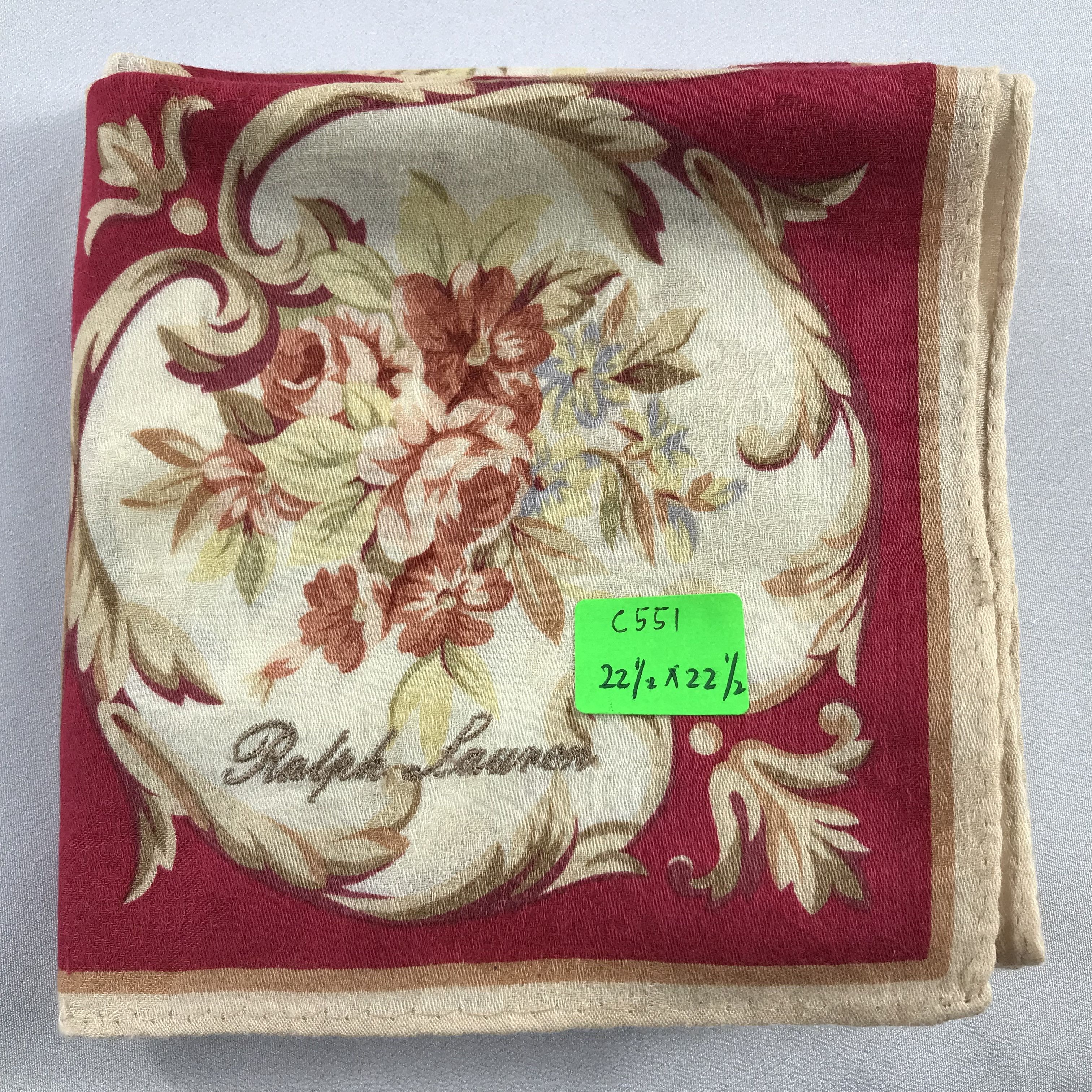 Polo Ralph Lauren Ralph Lauren Handkerchief / Bandana / Neckerchief C551 Size ONE SIZE - 7 Thumbnail