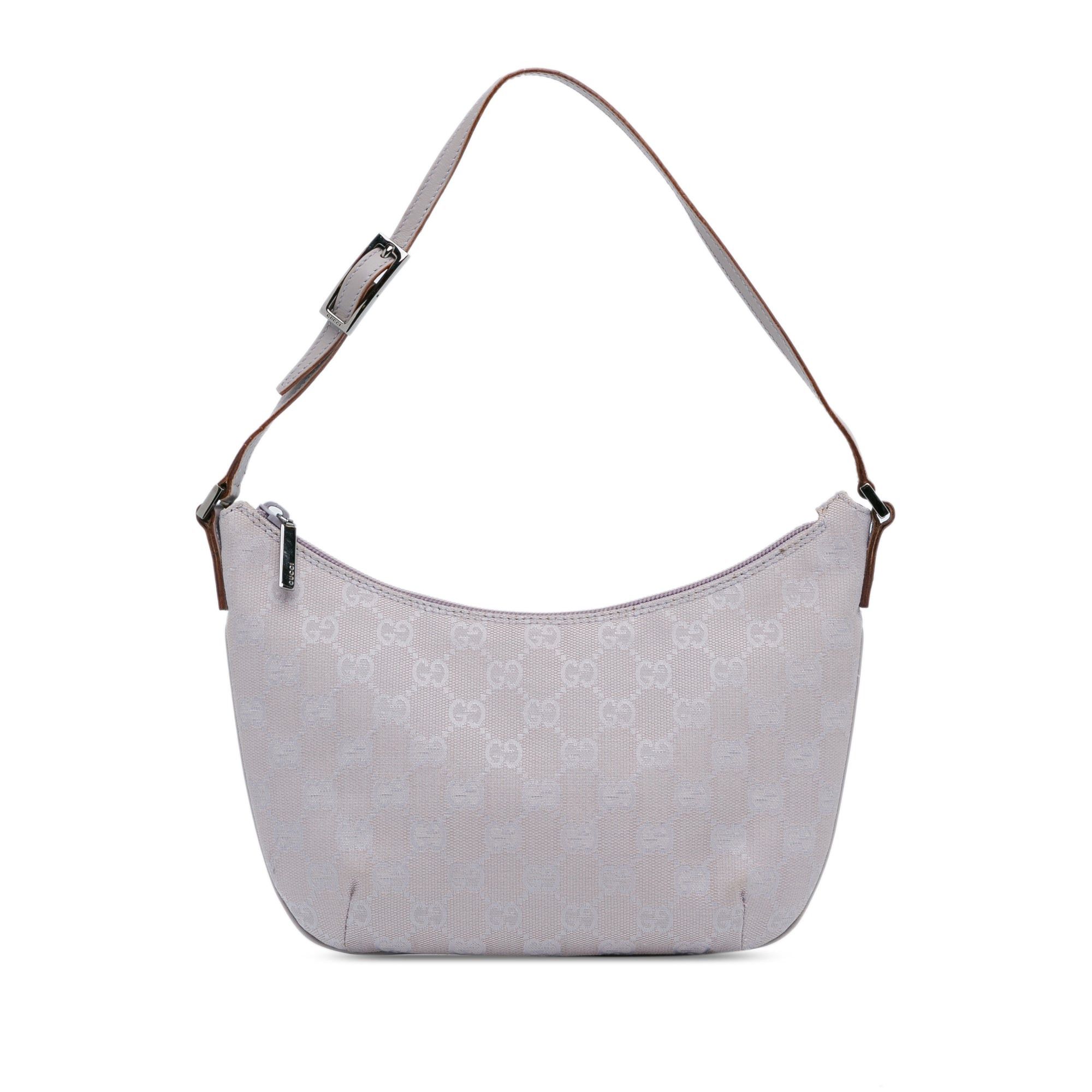 Gucci GG Canvas Shoulder Bag Purple