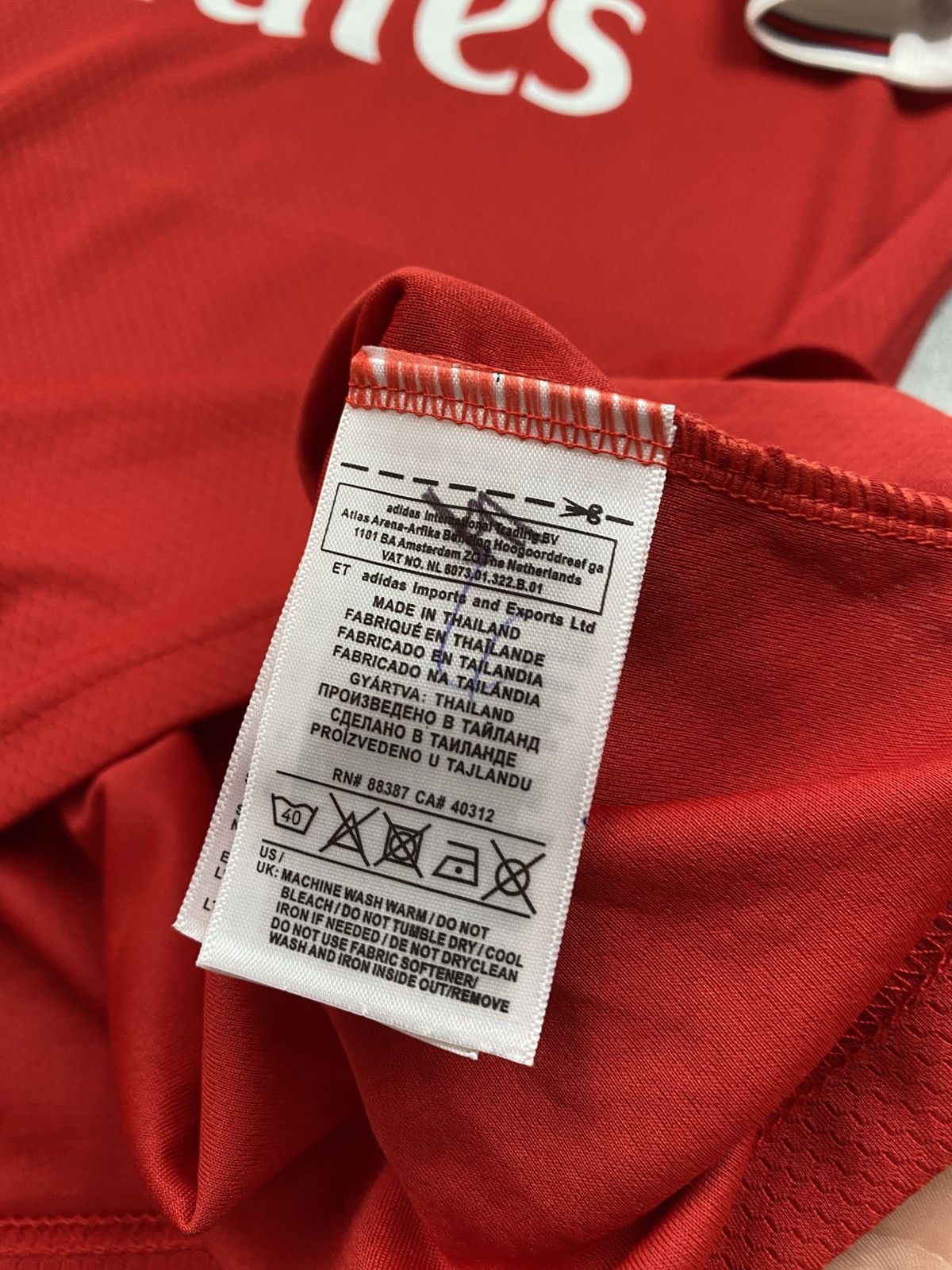 Adidas Arsenal FC soccer jersey 2019 20 adidas football Size US XL / EU 56 / 4 - 11 Thumbnail