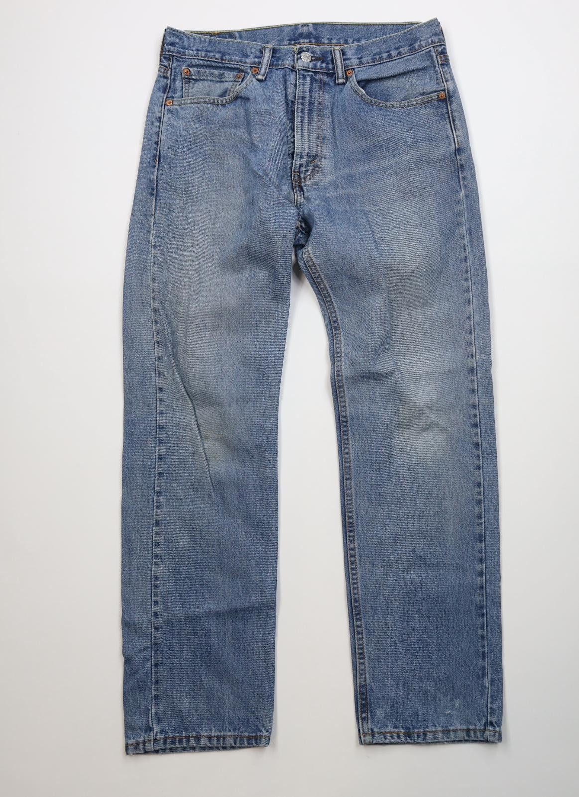 Levi's Vintage Y2K Levis 505 Regular Straight Leg Denim Jeans Size US 33 - 1 Thumbnail