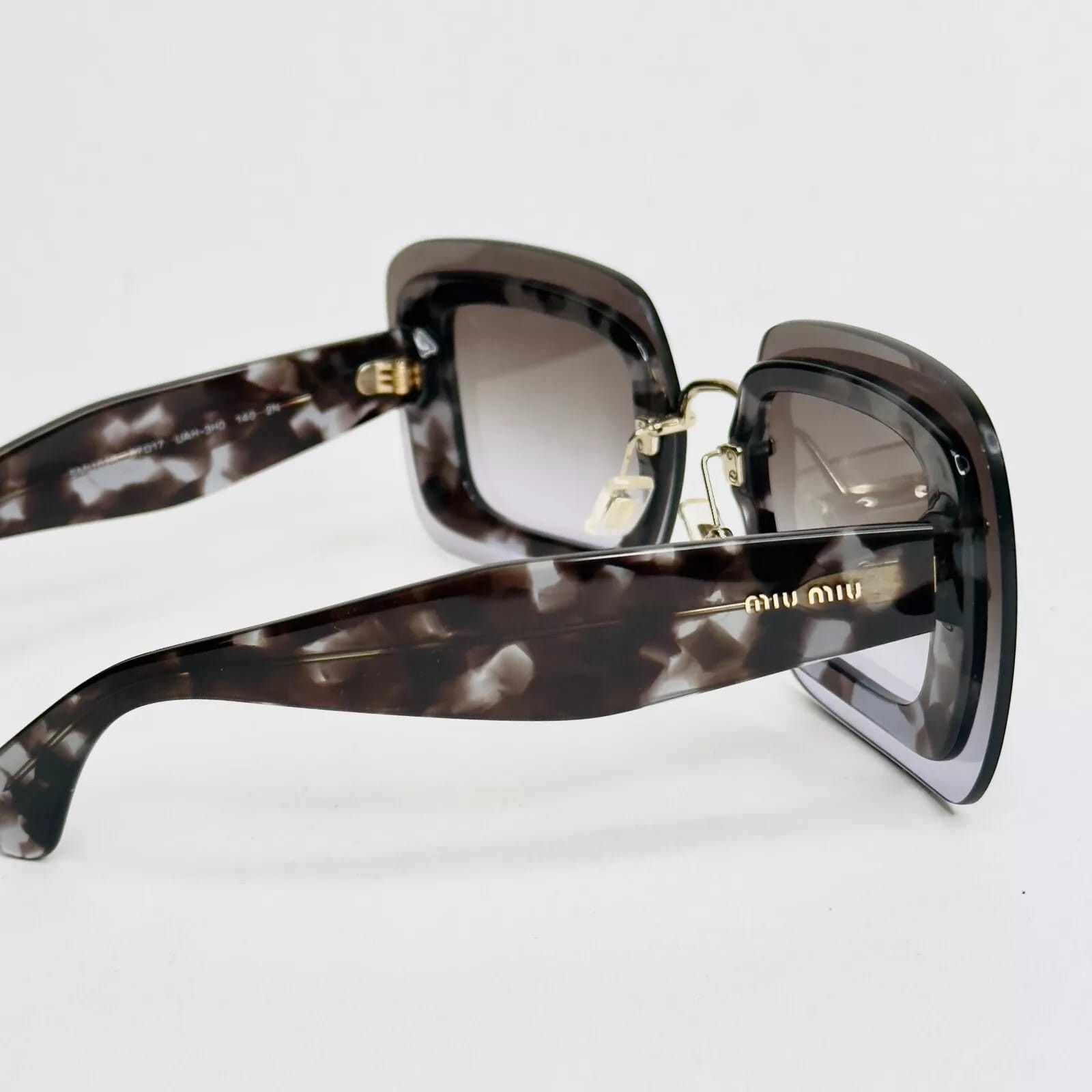 Miu Miu MIU MIU REVEAL MU02RS Lilac Brown Fashion Sunglasses 02R Size ONE SIZE - 9 Thumbnail