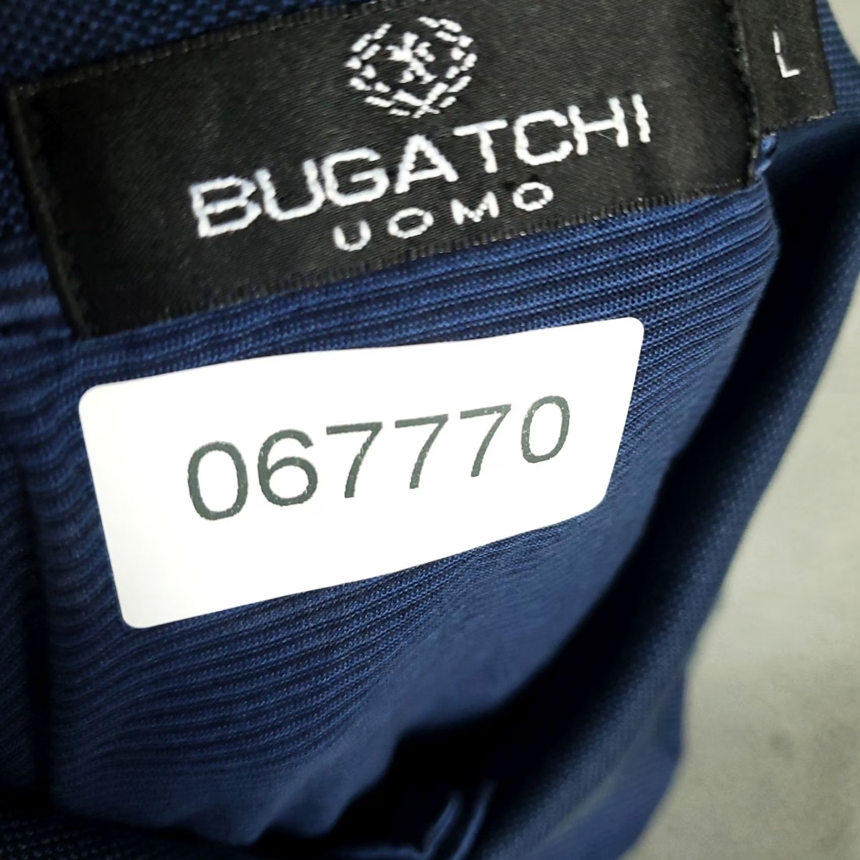 BUGATCHI BUGATCHI Polo Shirt Mens Size Large Blue Striped Short Sleeve Casual Polo Shirt Mens L Blue Striped Modern Preppy Sports Shirt Size US L / EU 52-54 / 3 - 7 Thumbnail