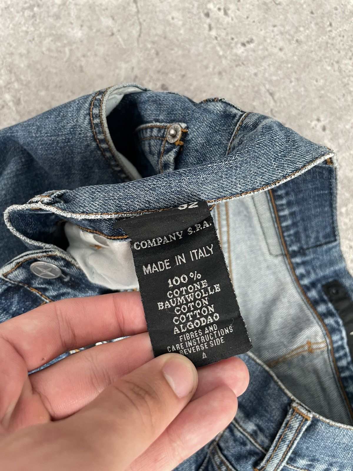 Stone Island Vintage Stone Island Denim Jeans Logo 90s Men Size 32 Size US 32 / EU 48 - 13 Thumbnail