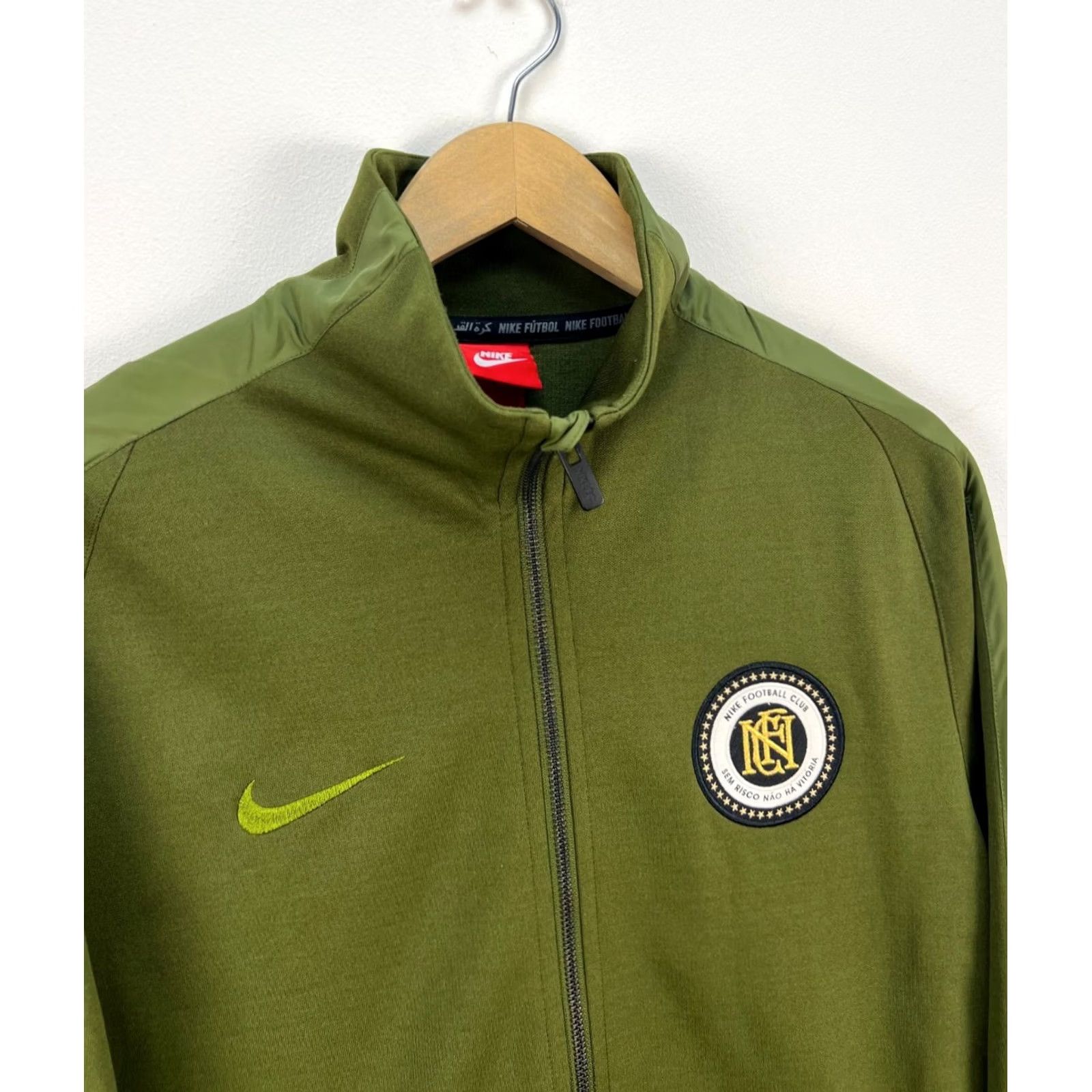 Nike Nike FC Jacket Track Jacket Men M Green Full Zip Sports Football Crowd FC Size US M / EU 48-50 / 2 - 2 Thumbnail