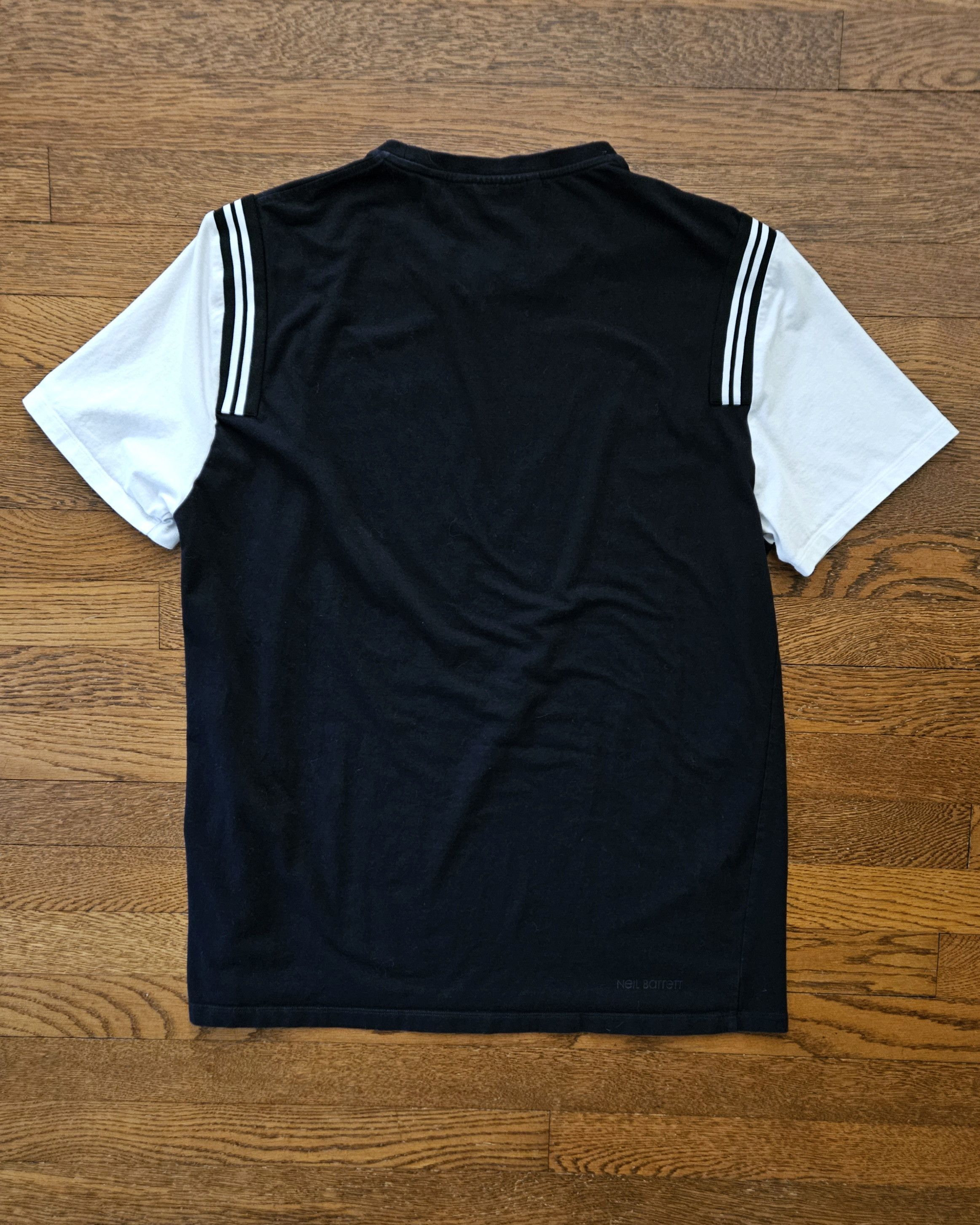 Neil Barrett Neil Barrett Teddy Jacket Striped T Shirt Made in Italy Size US L / EU 52-54 / 3 - 3 Thumbnail