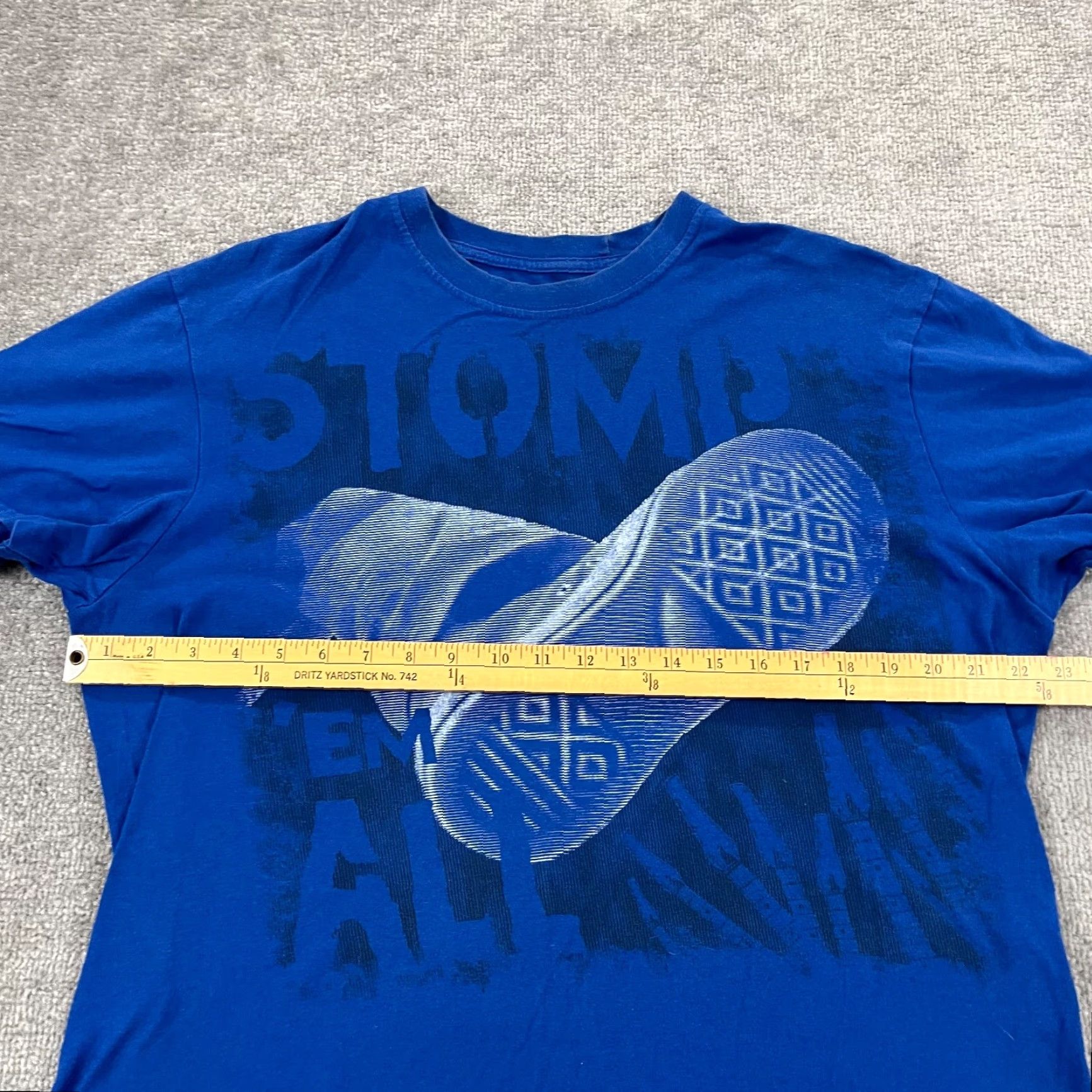 Converse VINTAGE CONVERSE Shirt Men Large Blue STOMP EM ALL Shoes Graphic Skater Tee Short Sleeve Size US L / EU 52-54 / 3 - 4 Thumbnail