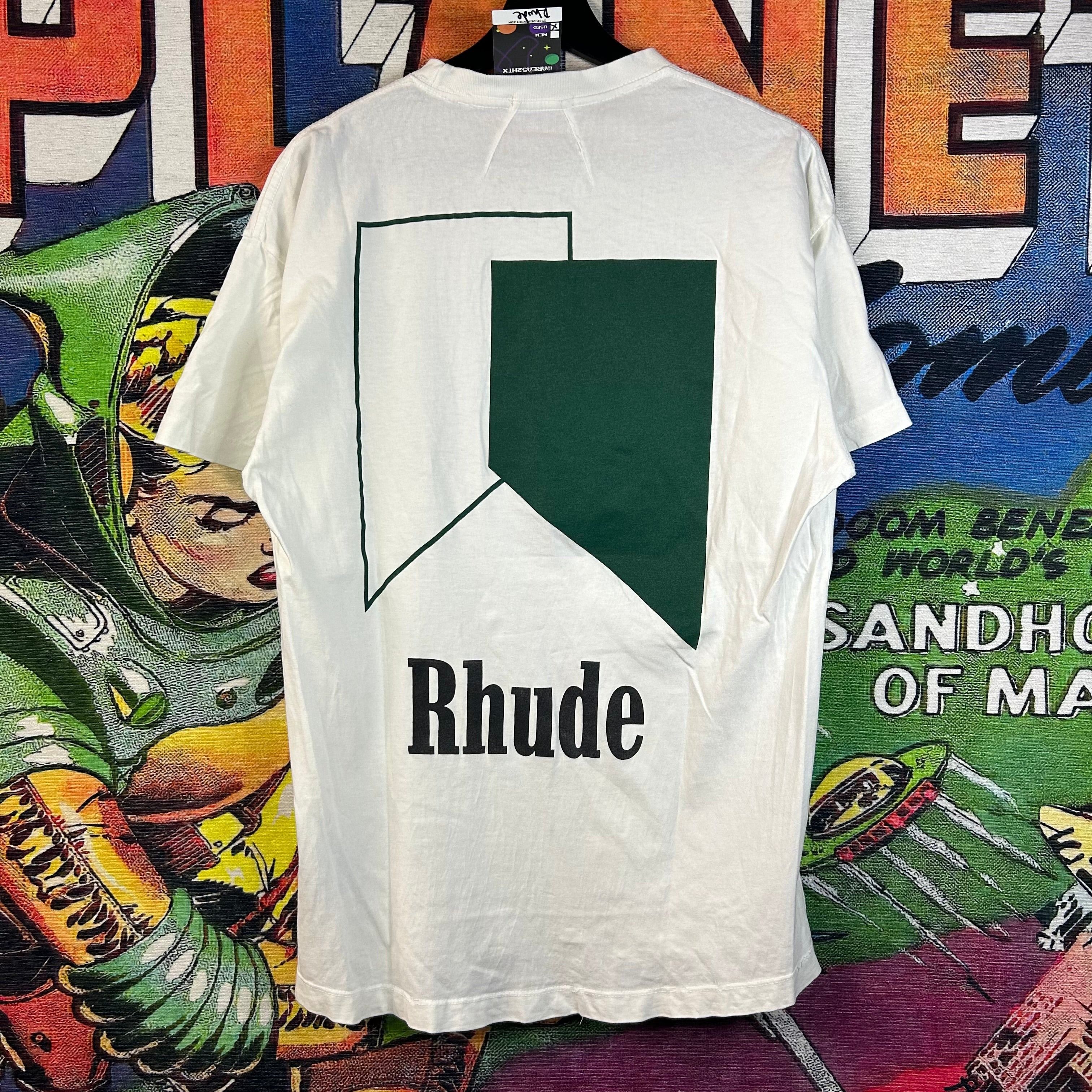 Rhude Rhude Track Logo Tee Size XS Size US XS / EU 42 / 0 - 2 Thumbnail