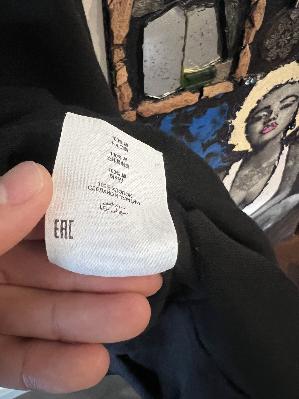 Dries Van Noten Dries Van Noten Black Drapped Sweatshirt Size US M / EU 48-50 / 2 - 5 Thumbnail
