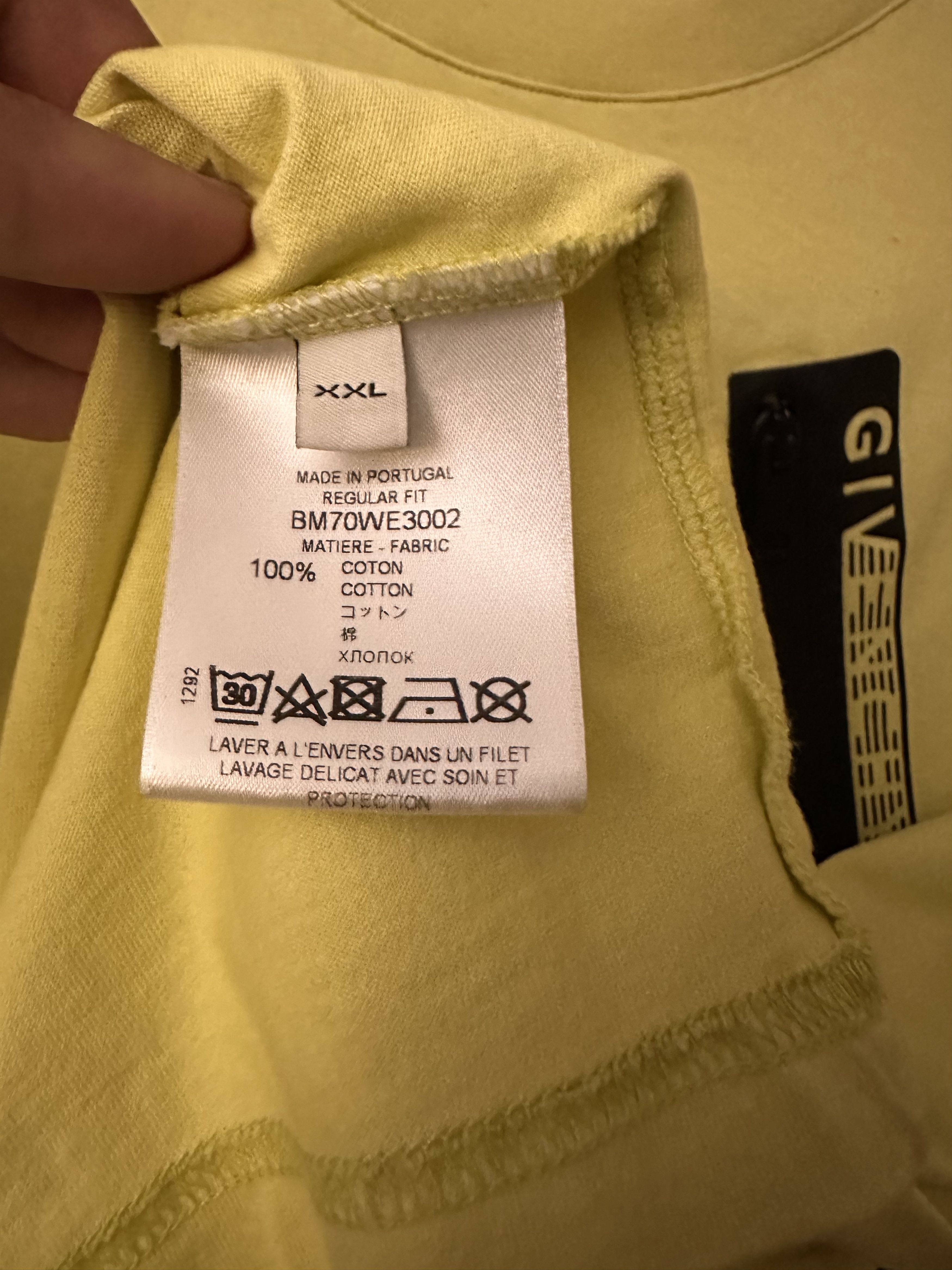 Givenchy GIVENCHY ZIP LOGO POCKET T-SHIRT Size US XXL / EU 58 / 5 - 4 Thumbnail