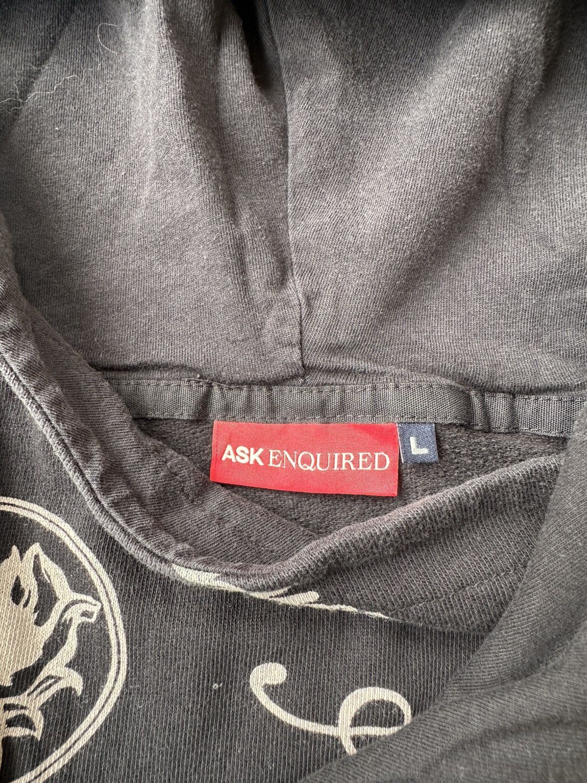 Beauty Beast × Japanese Brand × Vintage Ask Enquired London Aop Hoodie ifsixstyle Size US L / EU 52-54 / 3 - 8 Thumbnail