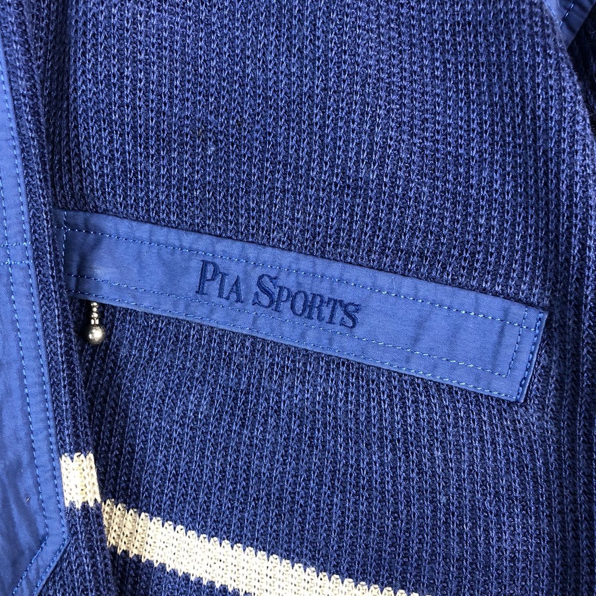 Japanese Brand Pia Sport Blue vintage knitwear Sweather #A2409 Size US L / EU 52-54 / 3 - 9 Thumbnail