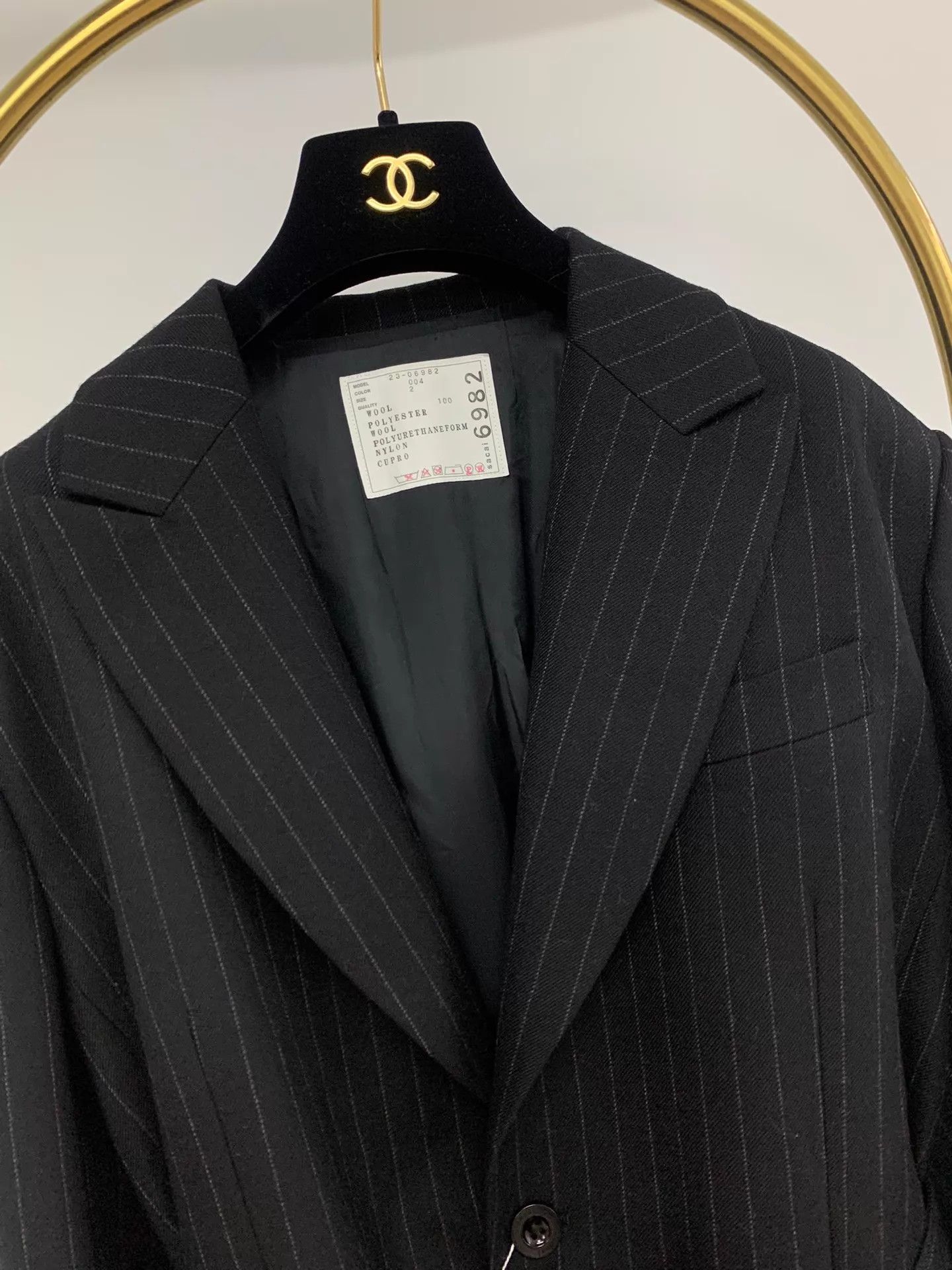 Sacai Sacai Paneled Blazer Size 2 New Size XS / US 0-2 / IT 36-38 - 2 Thumbnail