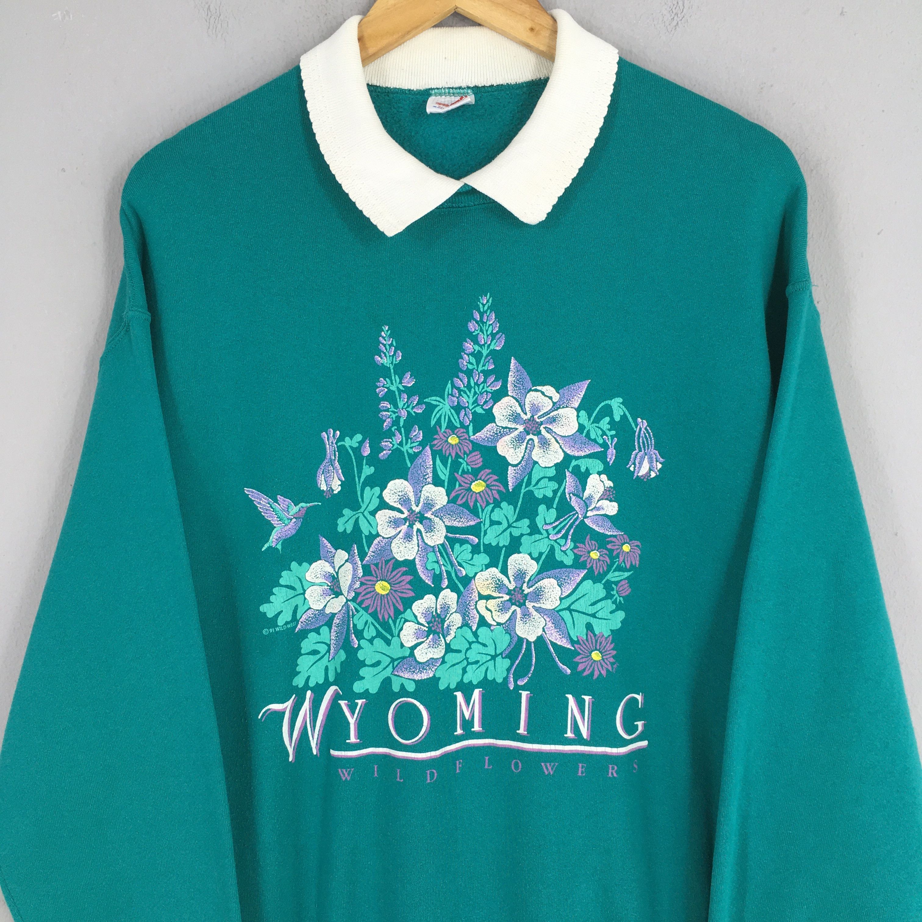 Habitat Vintage Wyoming Wildflowers Floral Aesthetic Sweatshirt XL Size US XL / EU 56 / 4 - 2 Thumbnail