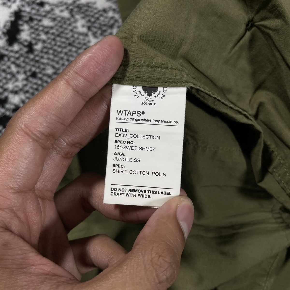 Wtaps WTAPS JUNGLE SS SHIRT MILITARY COTTON.POLIN 2016 Size US M / EU 48-50 / 2 - 8 Thumbnail